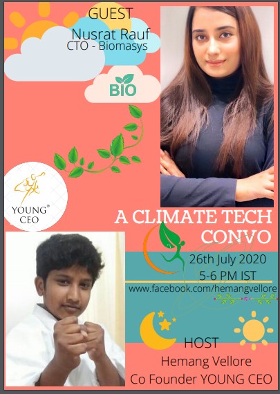 Join Us Tomorrow for the Climate... - Hang Out with Hemang