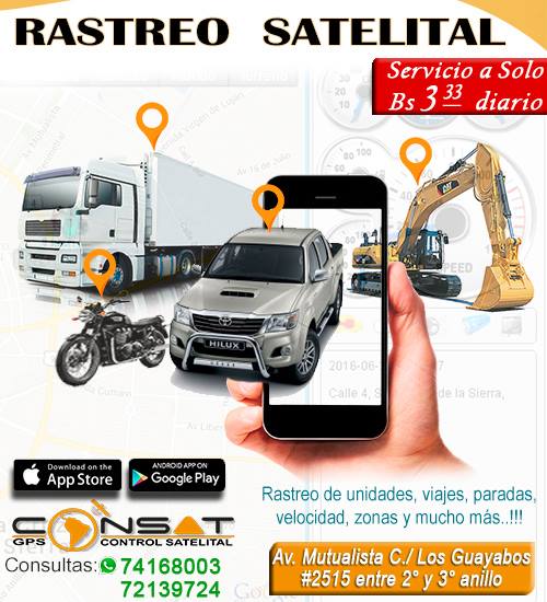 A solo 3,33 Bs. Por... - Consat Control Satelital On Line