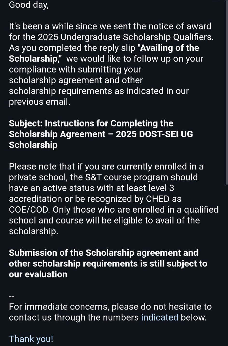 DOST Scholarship 2025 - 2026 Latest Updates | hello po, I received an ...