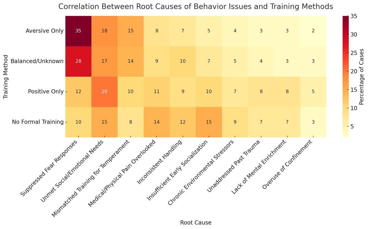 Roman - Chart 1 shows how different training methods are linked to the ...