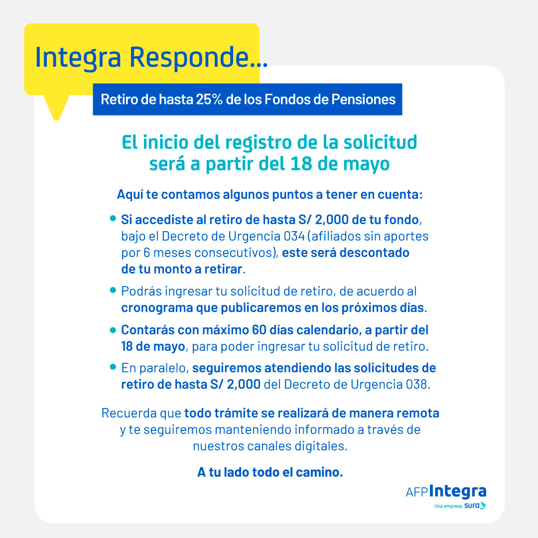 AFP Integra - Integra Responde: un espacio para resolver...