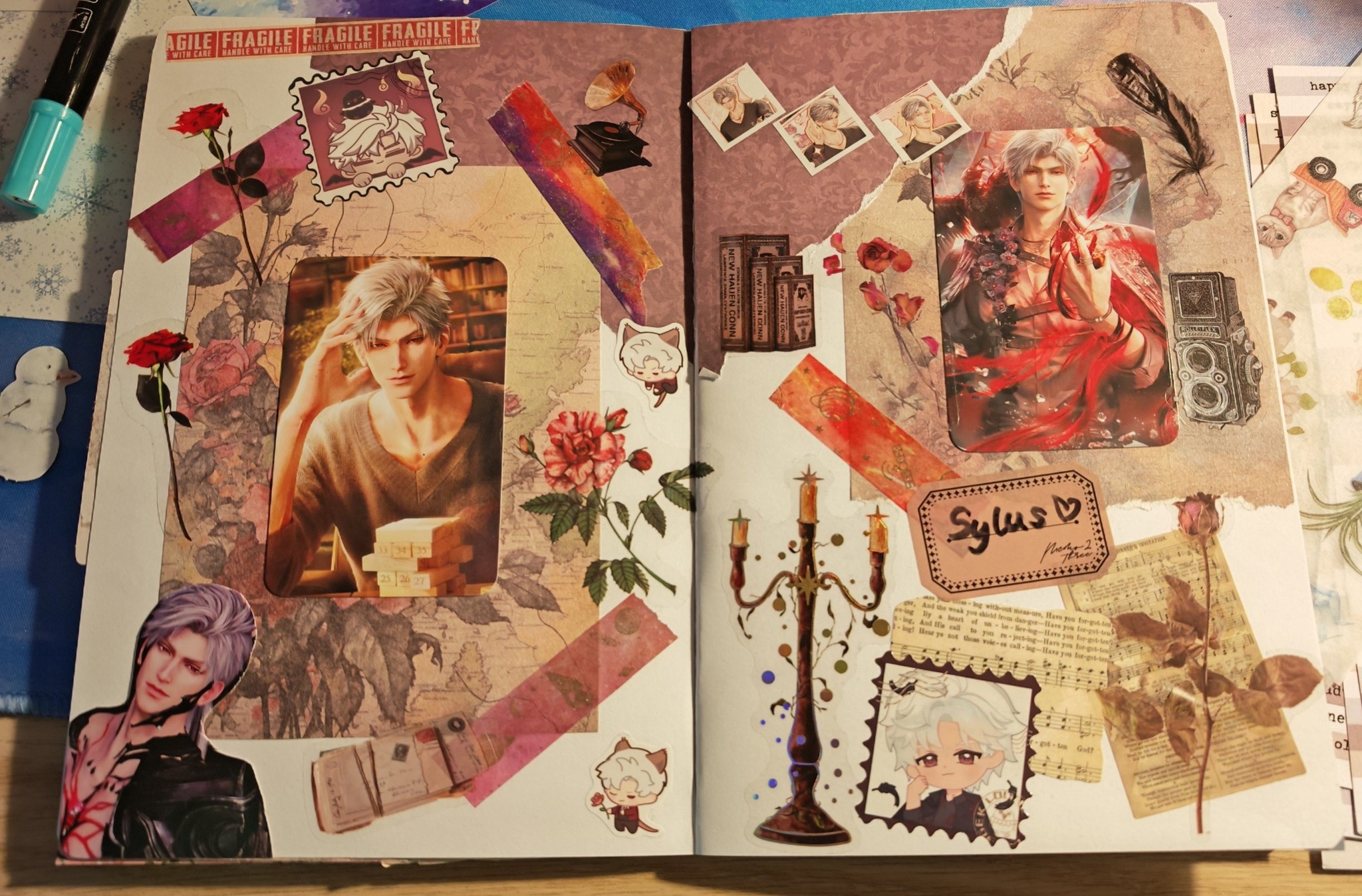Sooo... Aside from playing the game I also love to do scrapbooking 