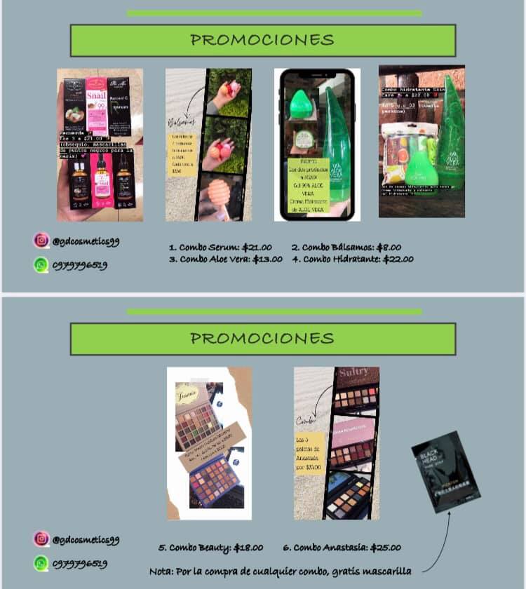 GD Cosmetics - •APROVECHA LOS COMBOS Y PROMOCIONES 💁🏻‍♀️...