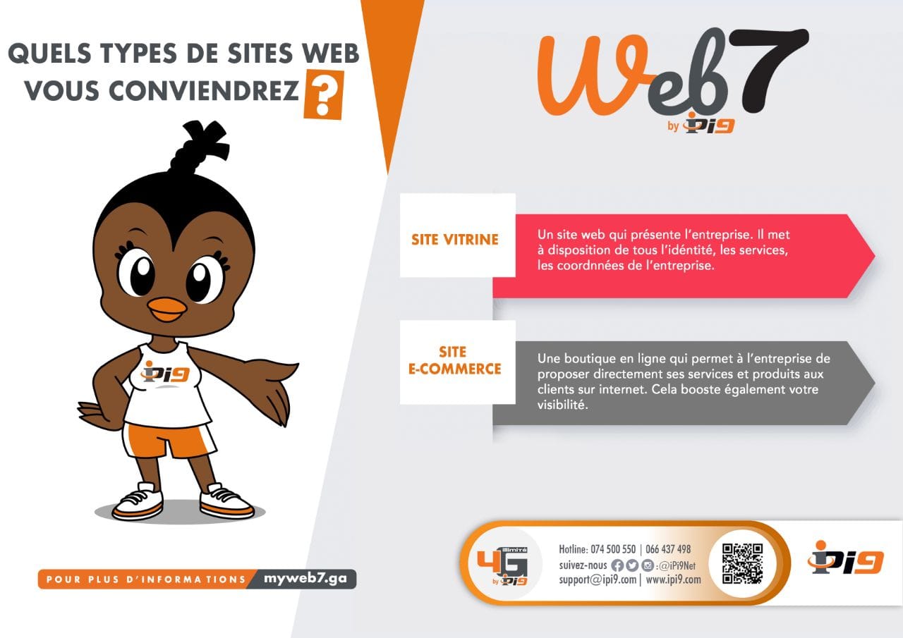 Web7 - Le + avec Web7 by iPi9: Les types de Sites Web.....