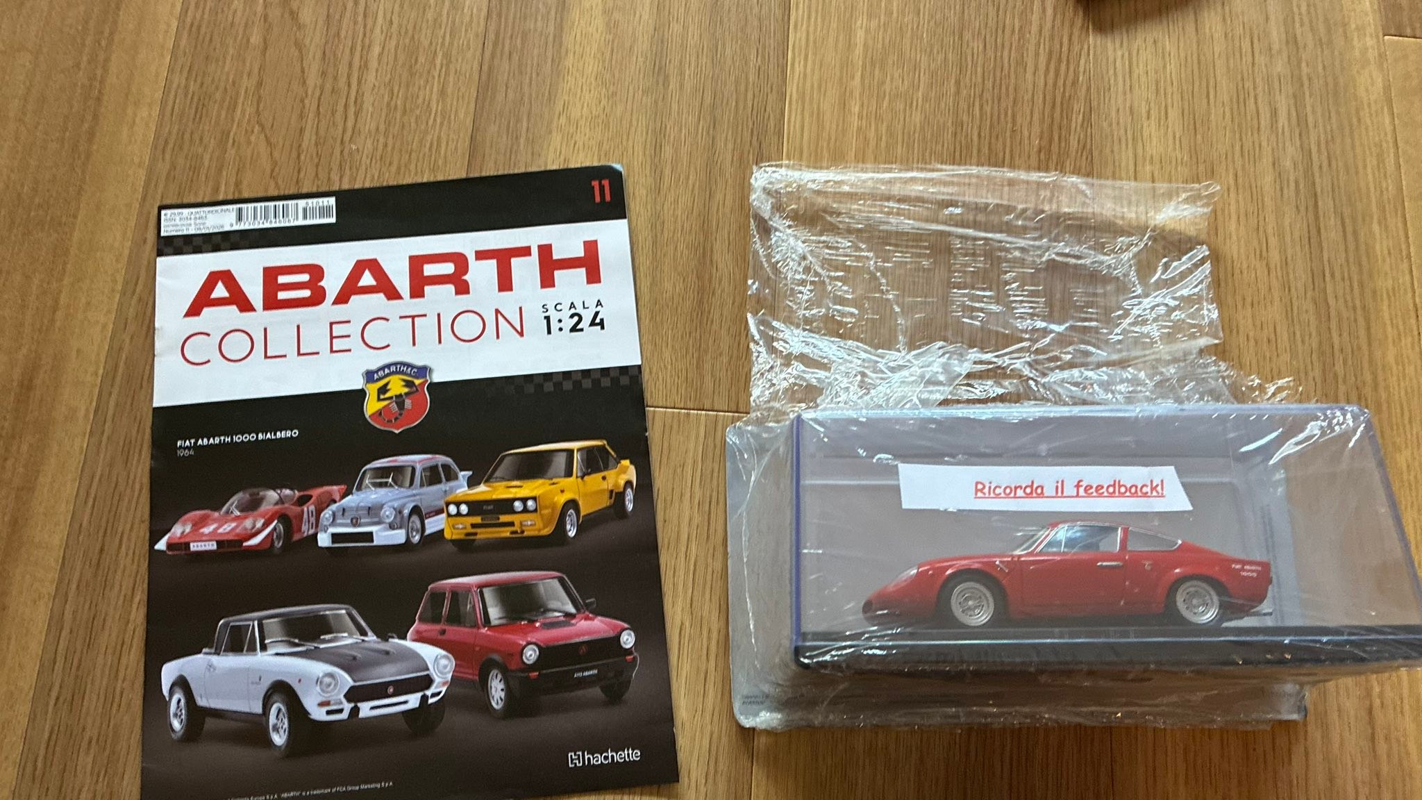 イタリアより到着 1/24のアバルト1000ビアルベーロの後期型 これは