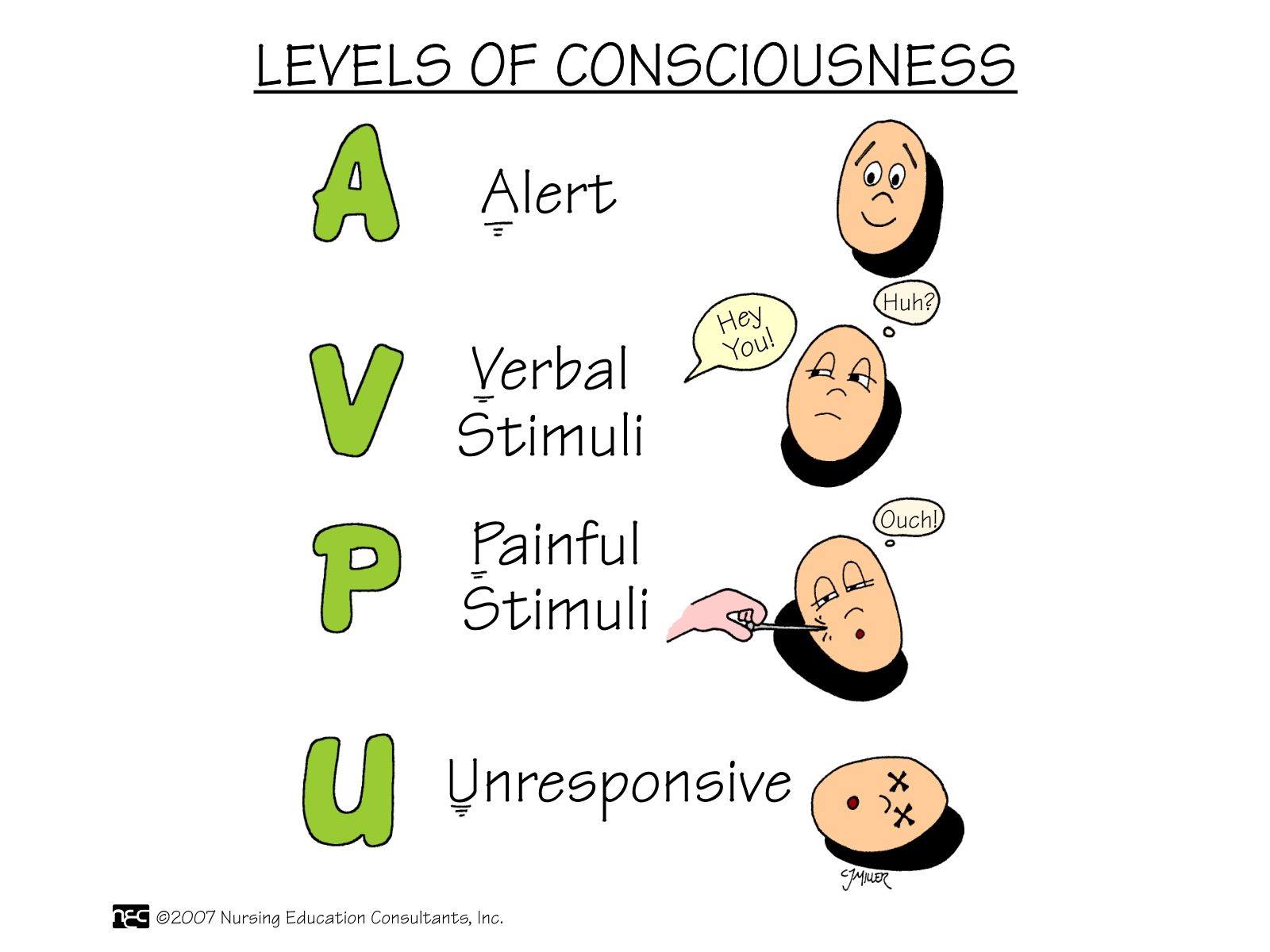 EMSU - Use #AVPU scale to determine a patient's level of...