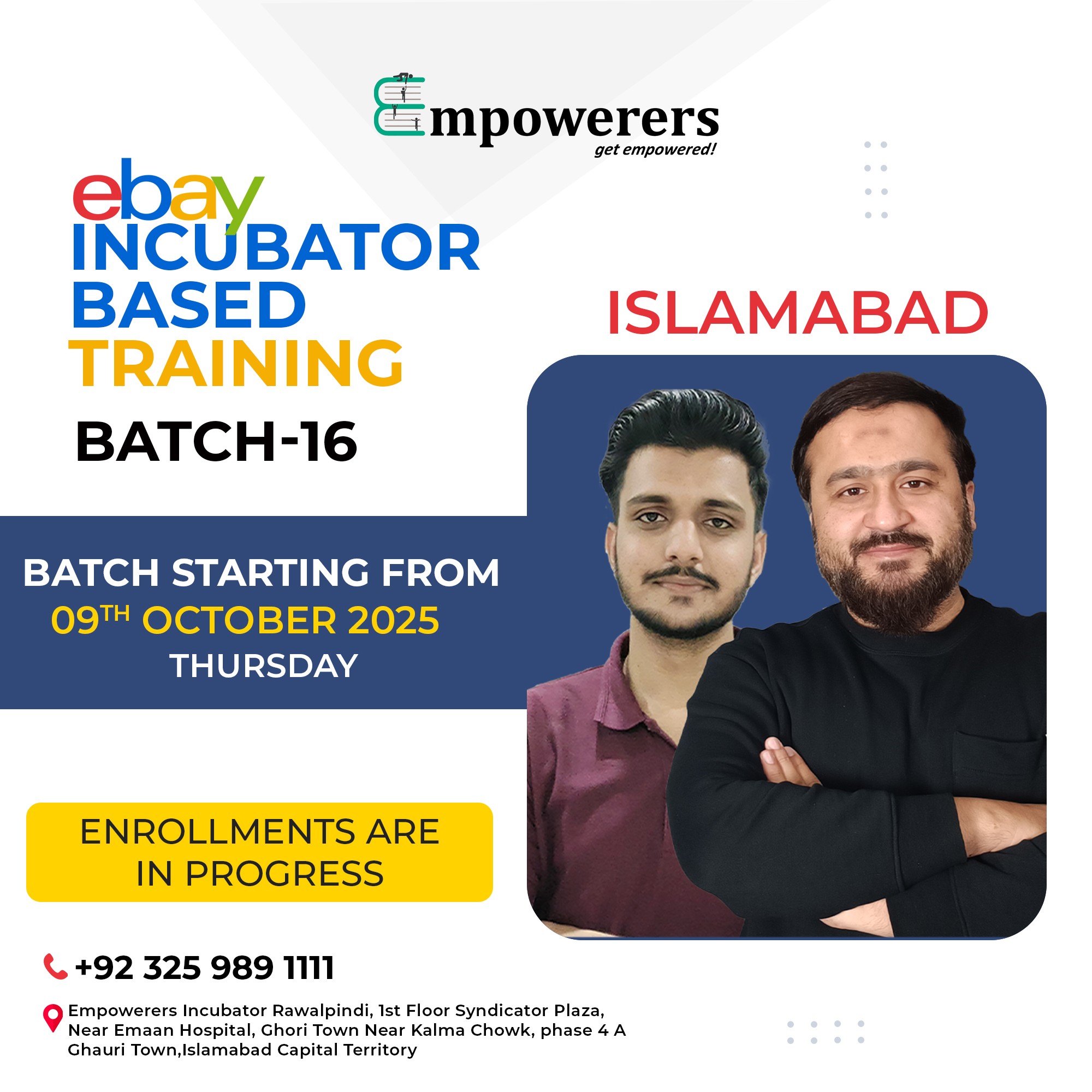 Qasim - Empowerers Incubator Rawalpindi is ready to Empower you in your ...