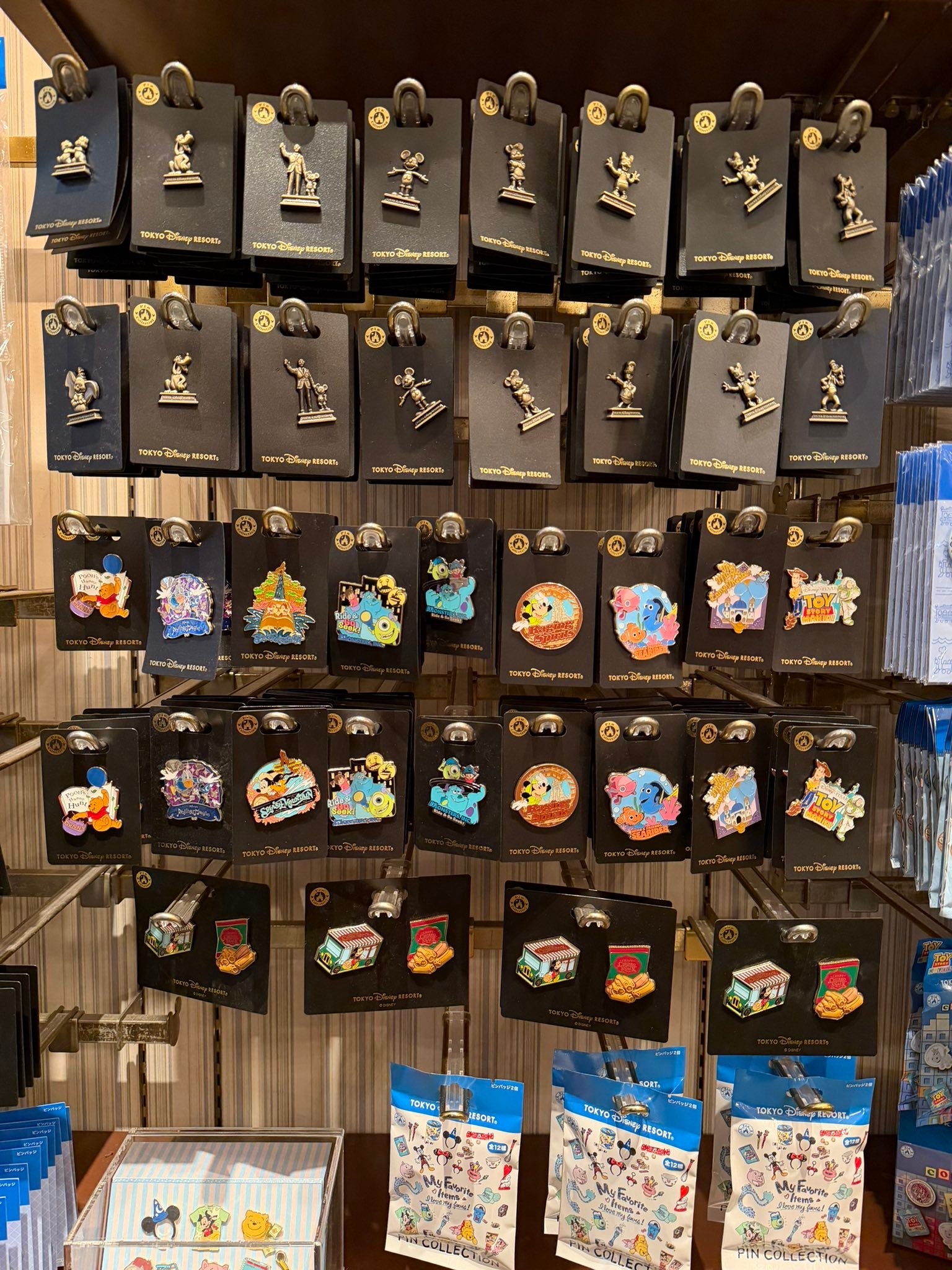Best Disney pin selection at House of Greetings in Disneyland