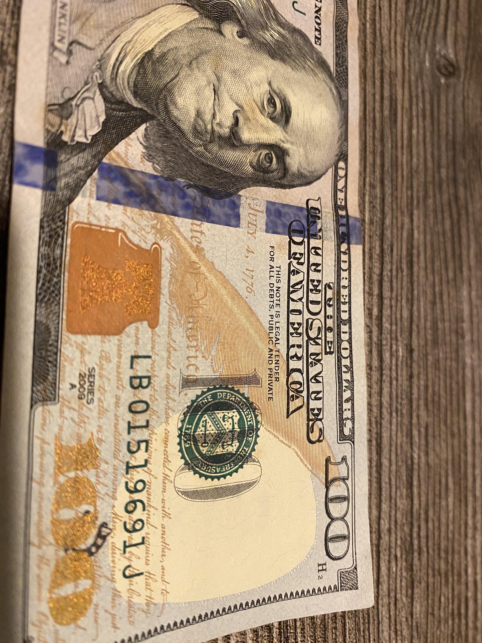 BEP SMALL OG DOLLAR BILL NECK POUCH | ヤマダウェブコム