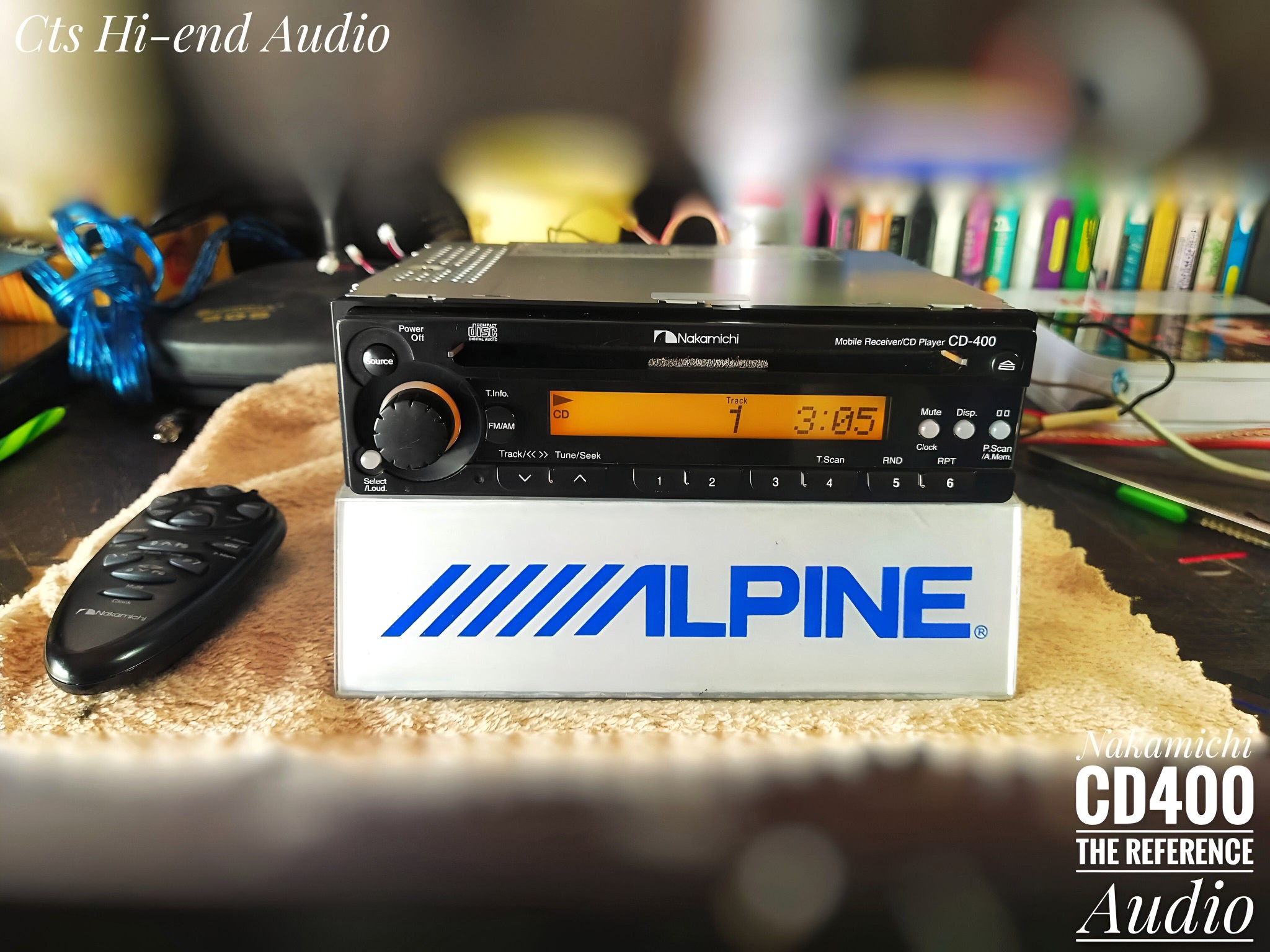 💿Nakamichi CD400 CD Receiver Head Unit Classic Design