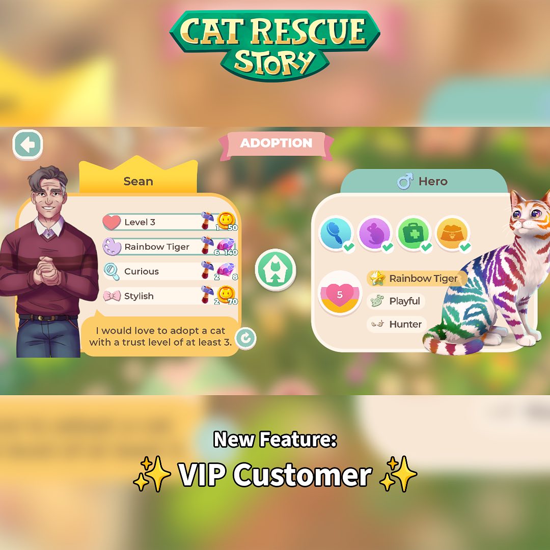 Did you notice that there are now VIP... - Cat Rescue Story