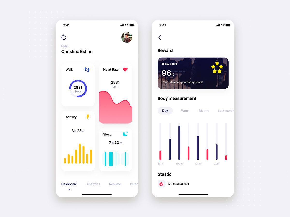 Uplabs - Fitness Mobile App UI Kit Template by hoangpts... | Facebook