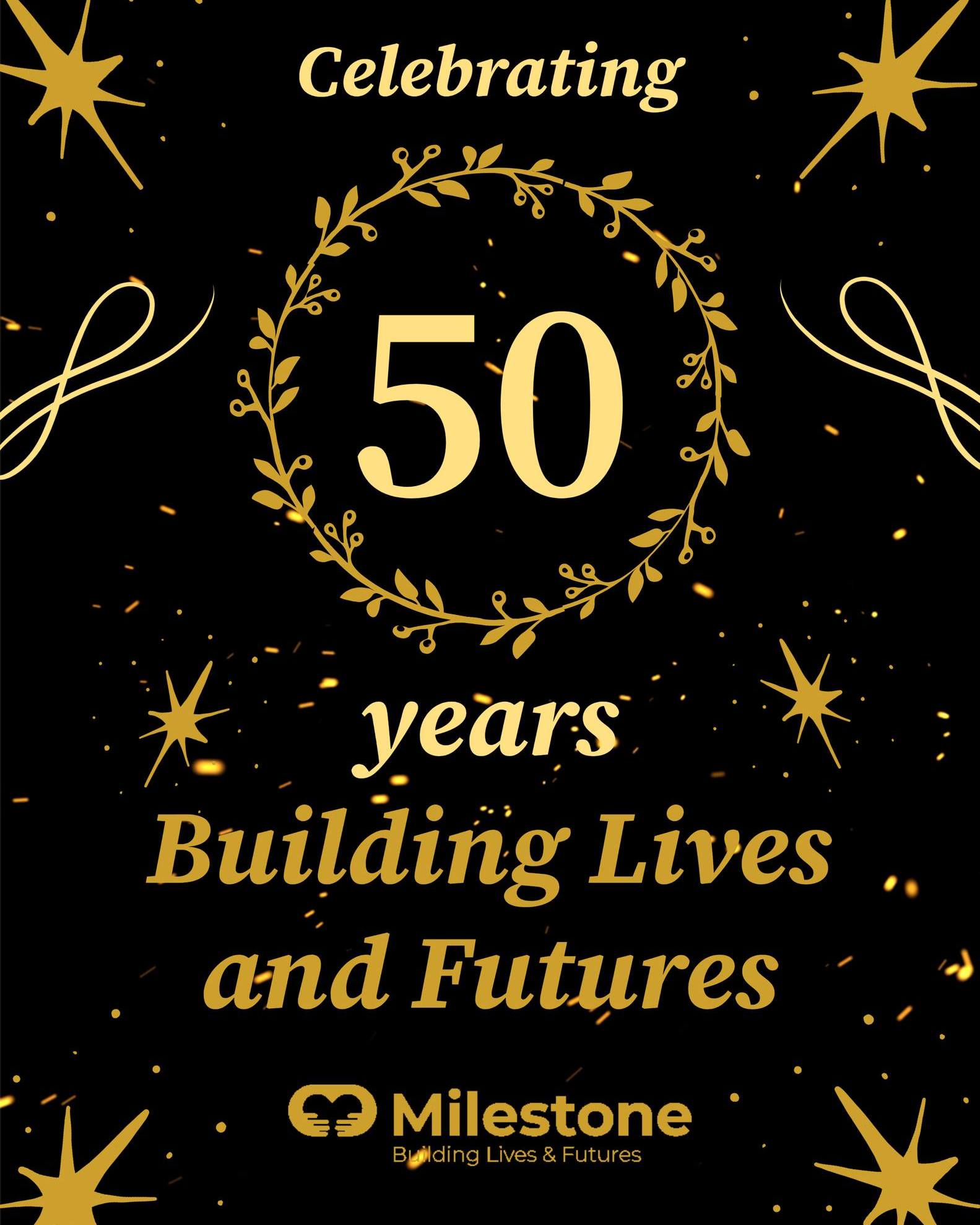 Milestone, - Today we celebrate. We celebrate 50 years of love ...