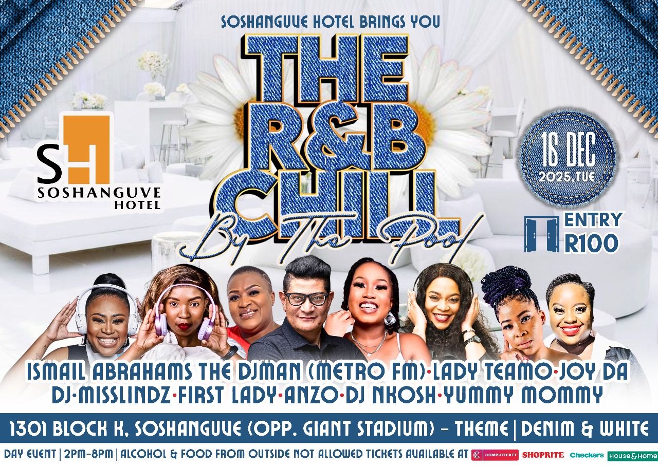 SOSHANGUVE HOTEL BRINGS YOU THE R&B chill by the pool 16 DECEMBER 