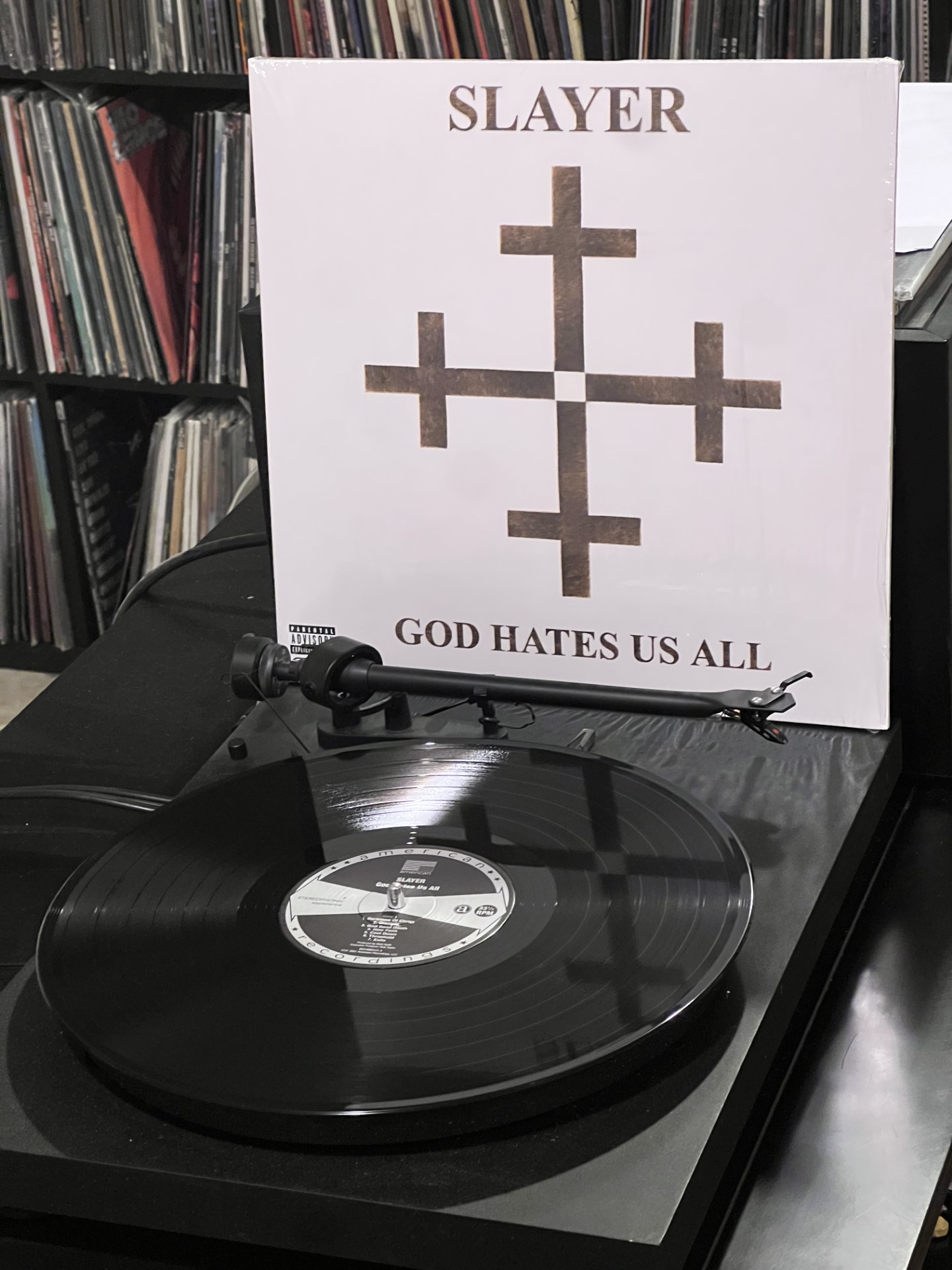 Slayer - God Hates Us All. Released on 9/11/2001! I didn
