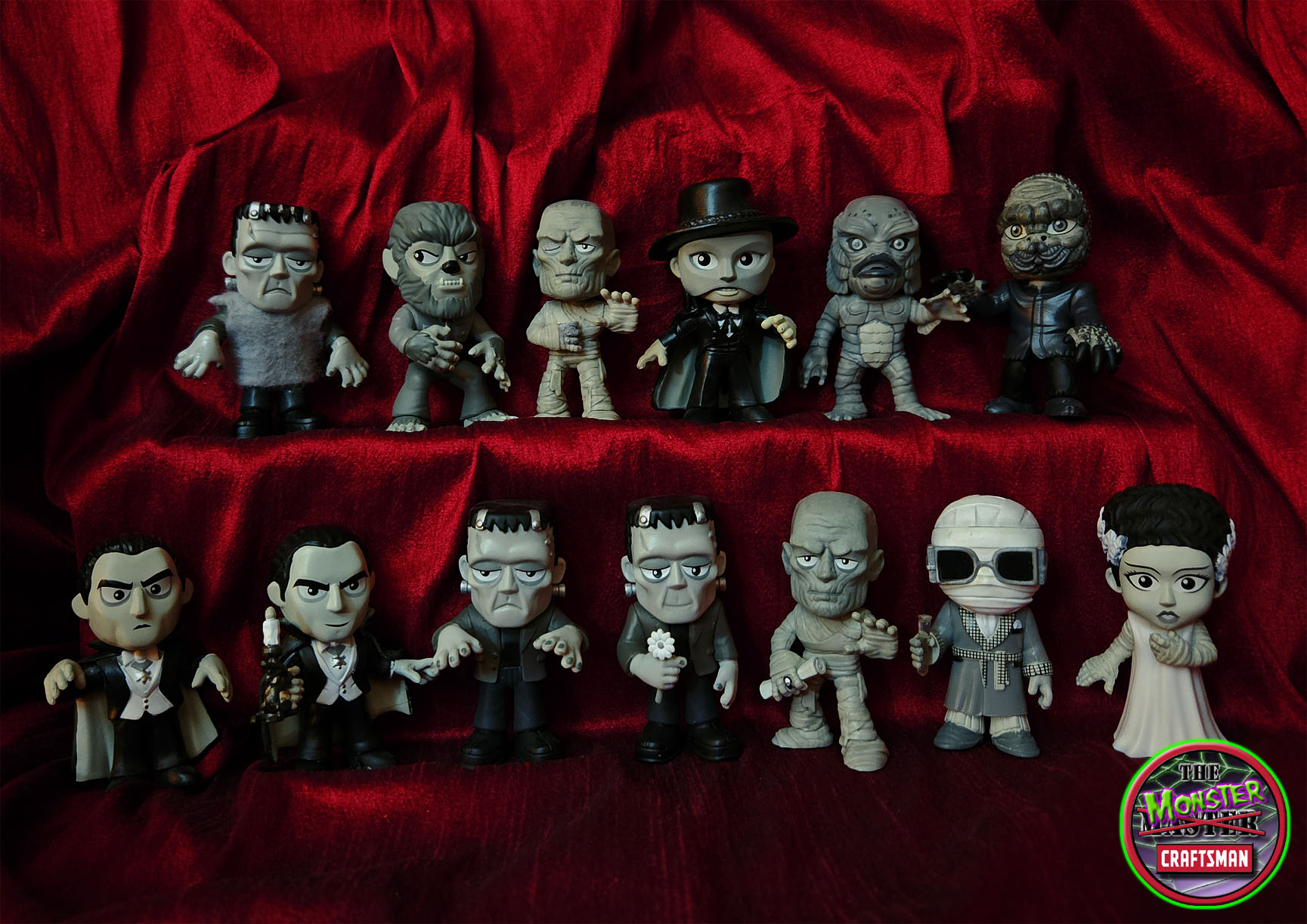 Close up with the new Universal Monsters X Zodiac Funko Minis