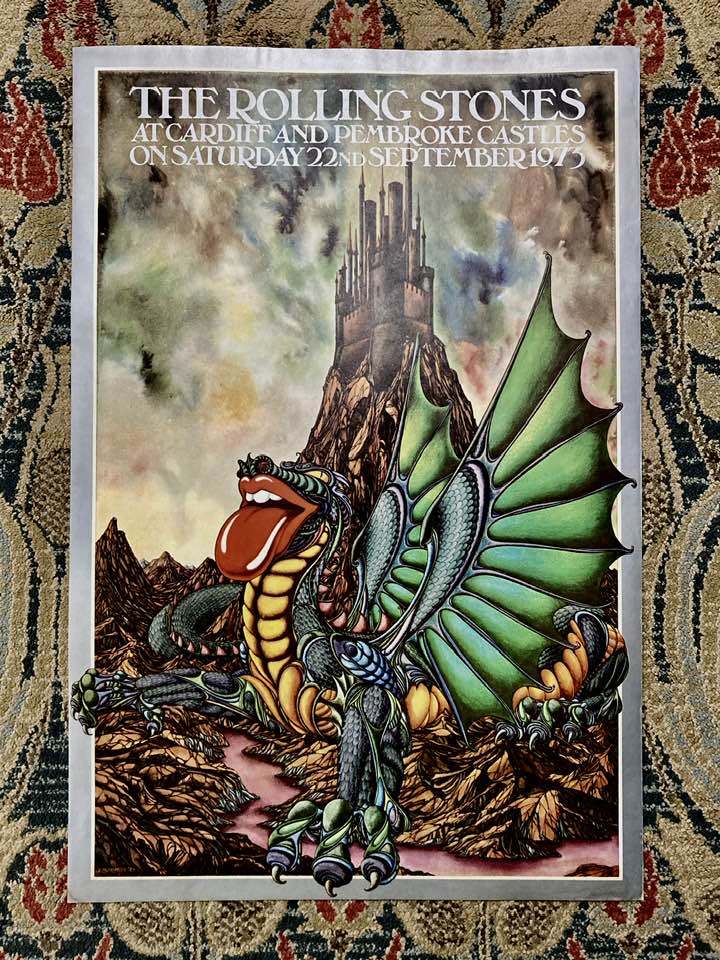 King Crimson, Dusseldorf, Germany concert poster, 1973