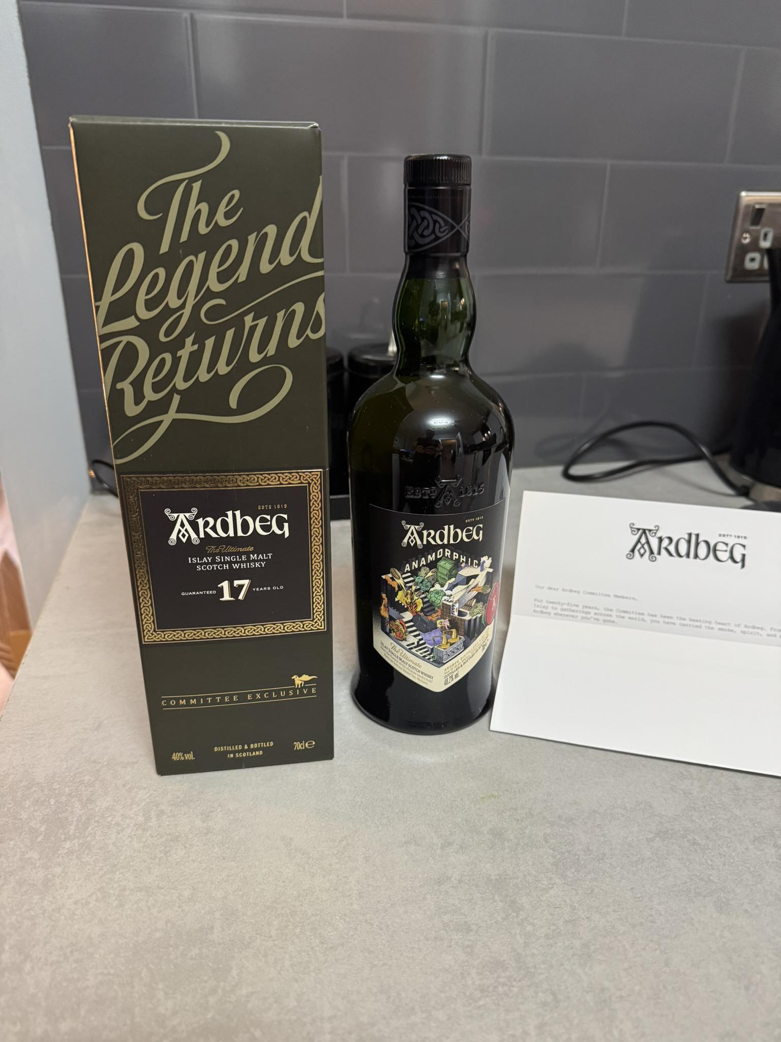 Ardbeg Anamorphic and Anthology whisky review
