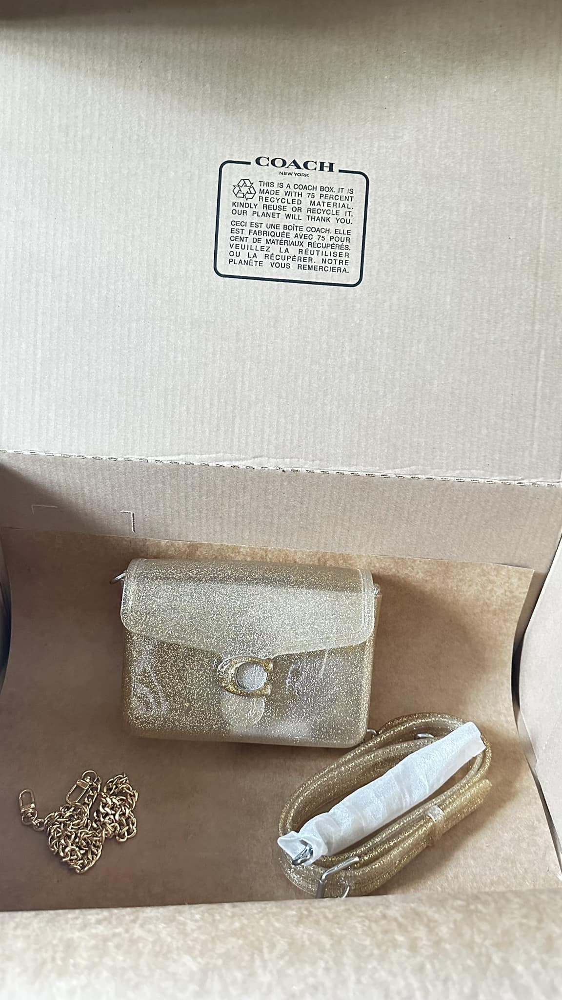 小物 COACH Clear Charm Glitter 5 Pieces Set 小物 COACH Clear Charm