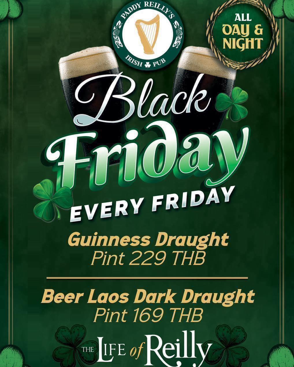 Great Value Party Fridays at... - Paddy Reilly’s Irish Pub