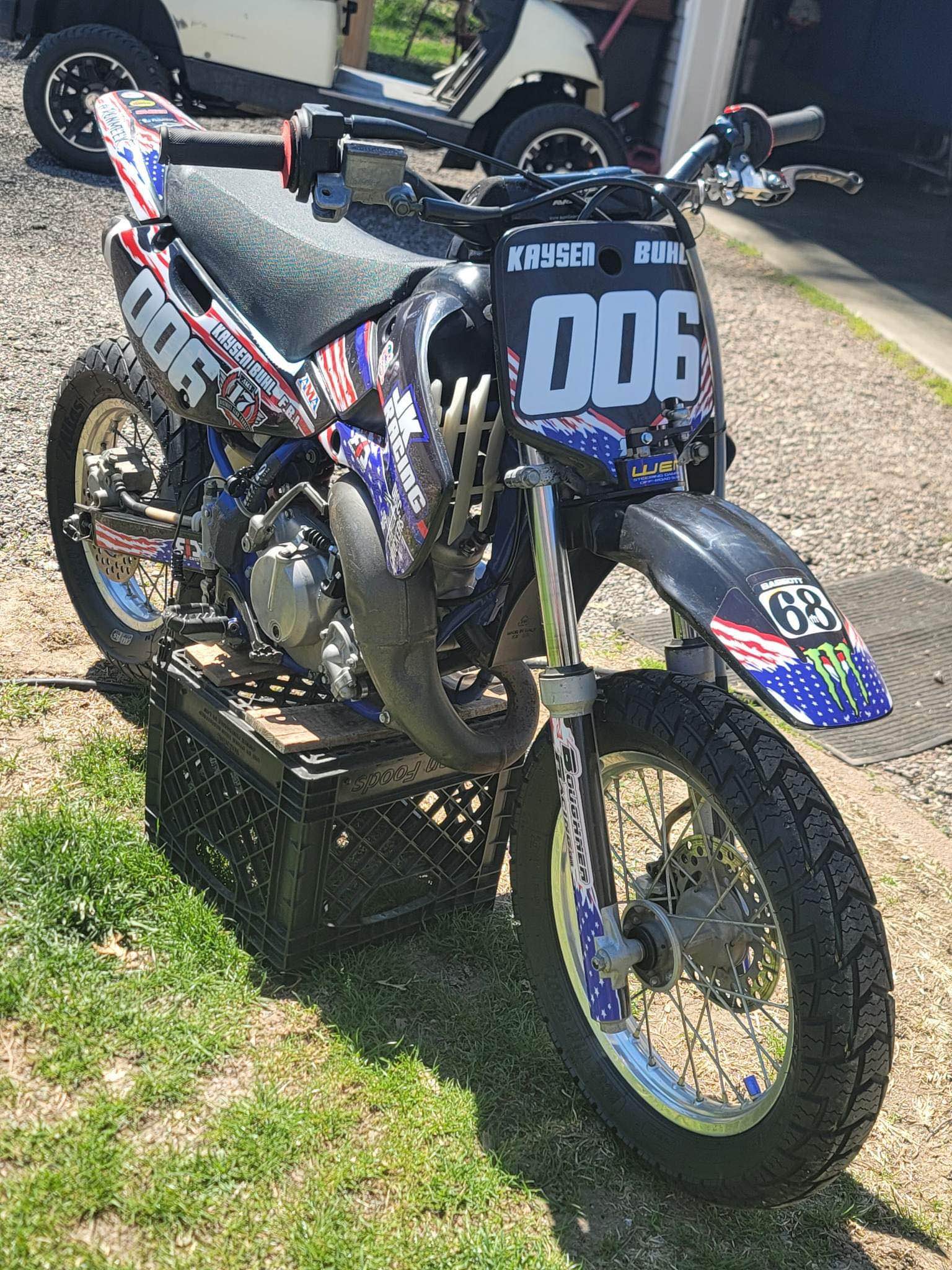 Kx 60 65 only | 05 KX 65 set up for flat track with boughner suspension ...