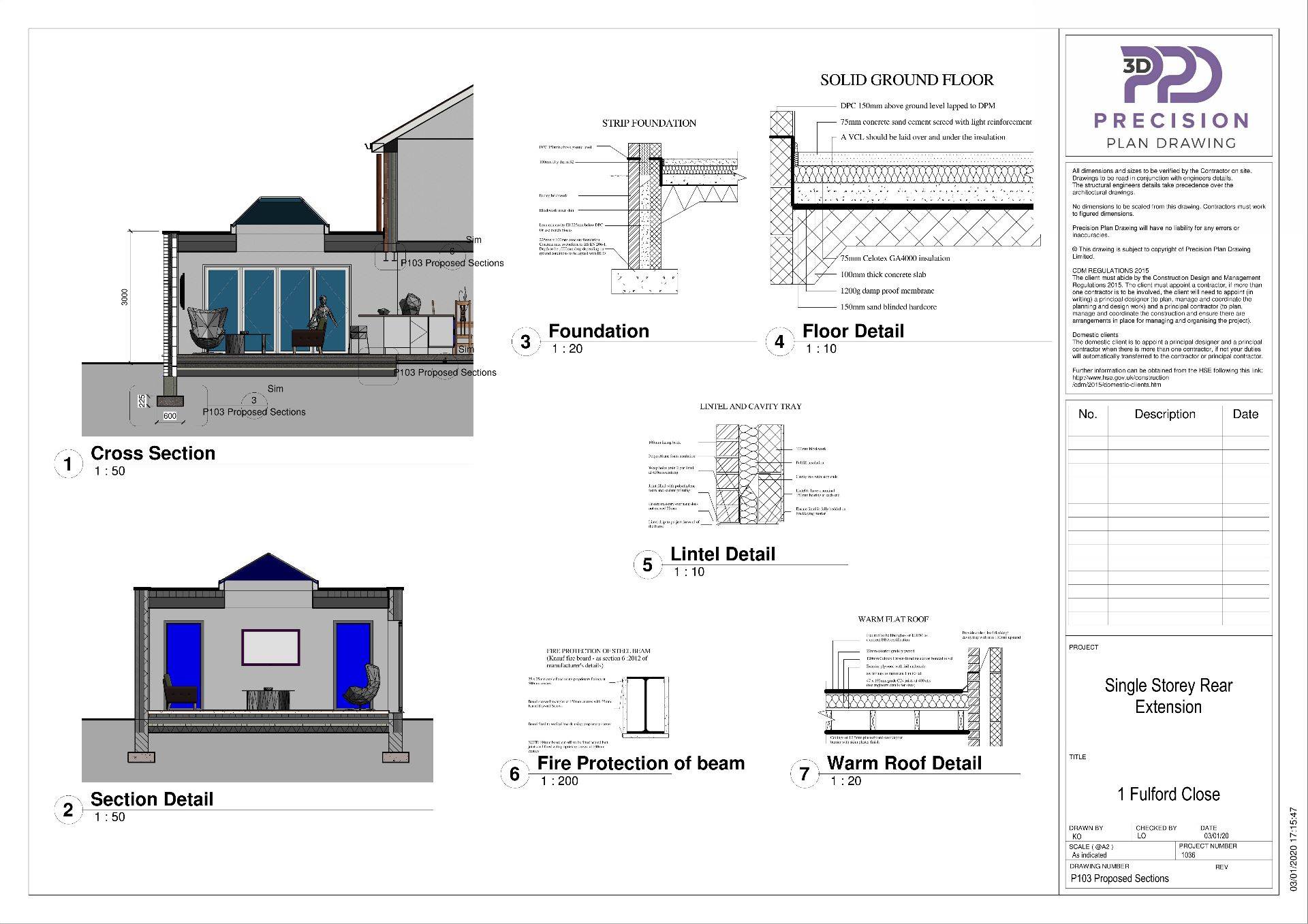 Here is an example of our... - Precision Plan Drawing