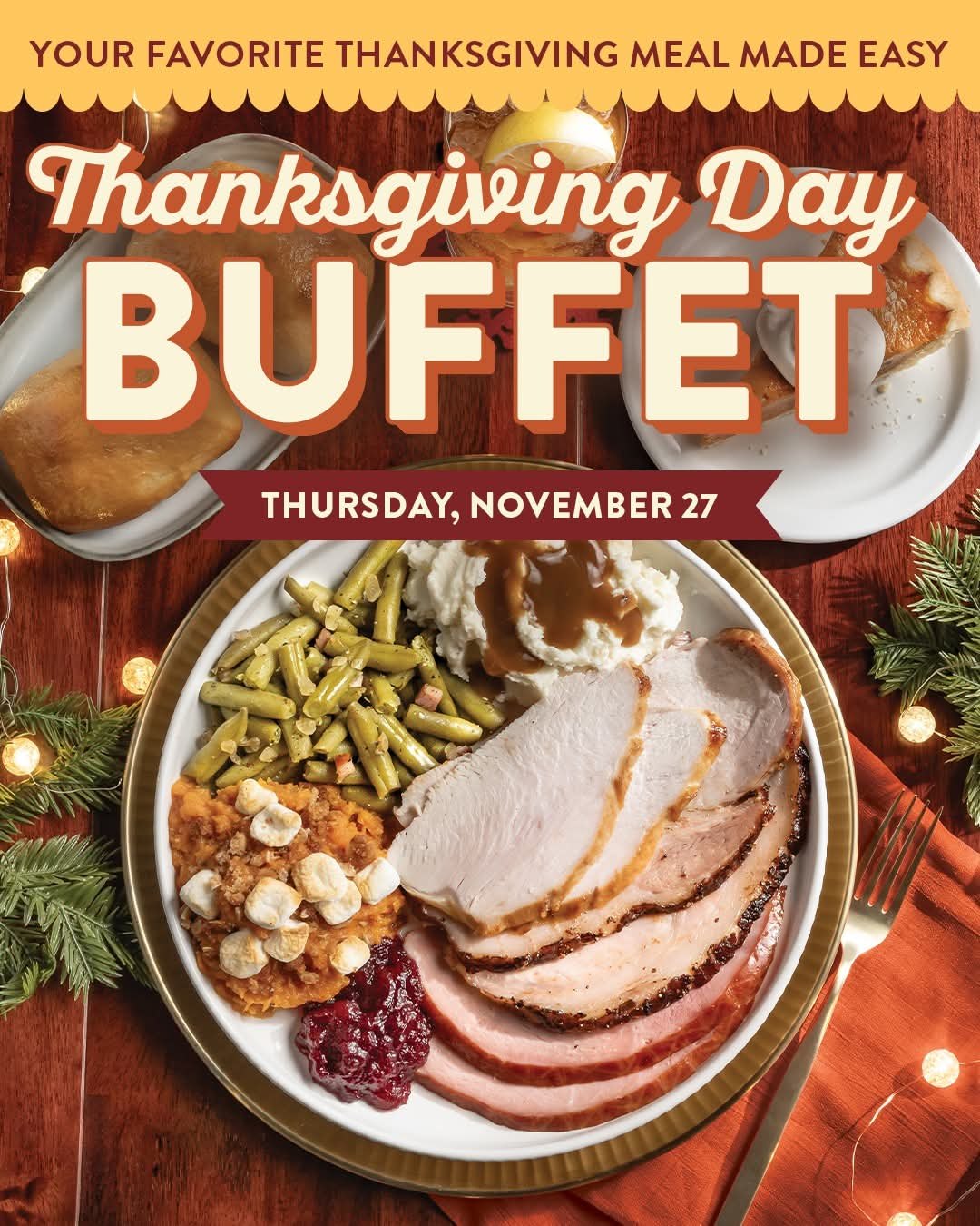 Golden Corral Thanksgiving Day buffet