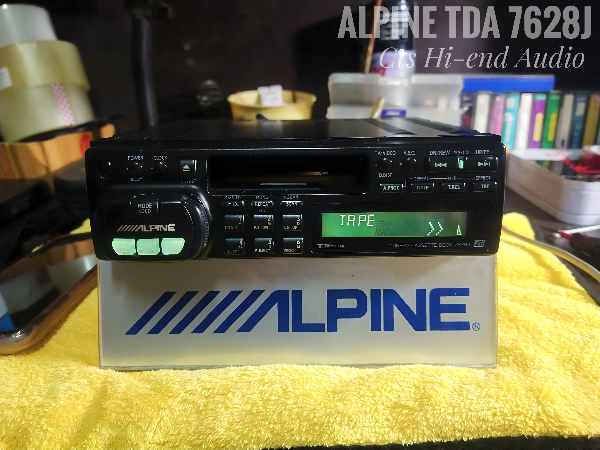 📀ALPINE CDA 7835J Delivers a warm and inviting sound