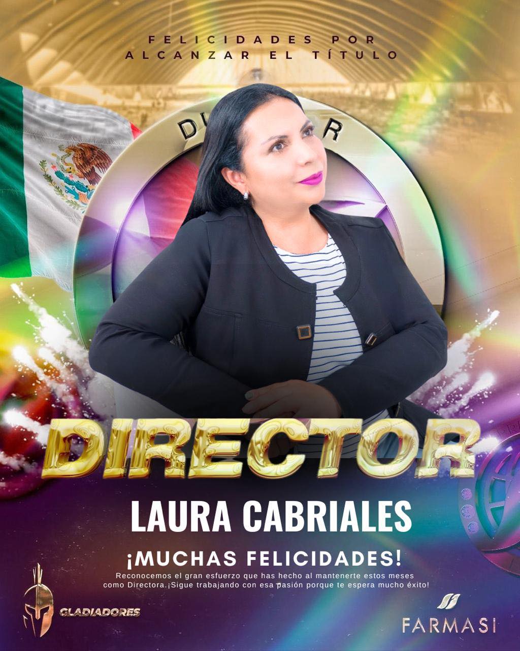 Diana - 💜 ¡FELICIDADES, LAURA! NUESTRA NUEVA DIRECTORA 💜 Laura ...