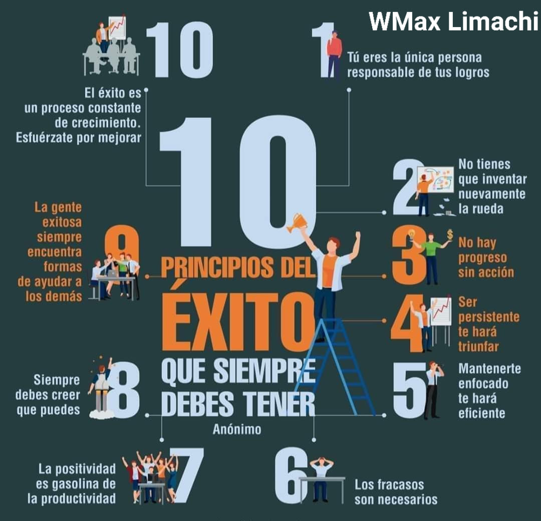 WMax Limachi - 10 Principios del Éxito 😉👉🏻 🏻 | Facebook