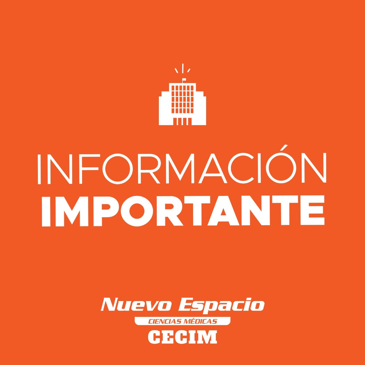 UN CECIM PRESENTE EN LAS... - Nuevo Espacio Ciencias Medicas