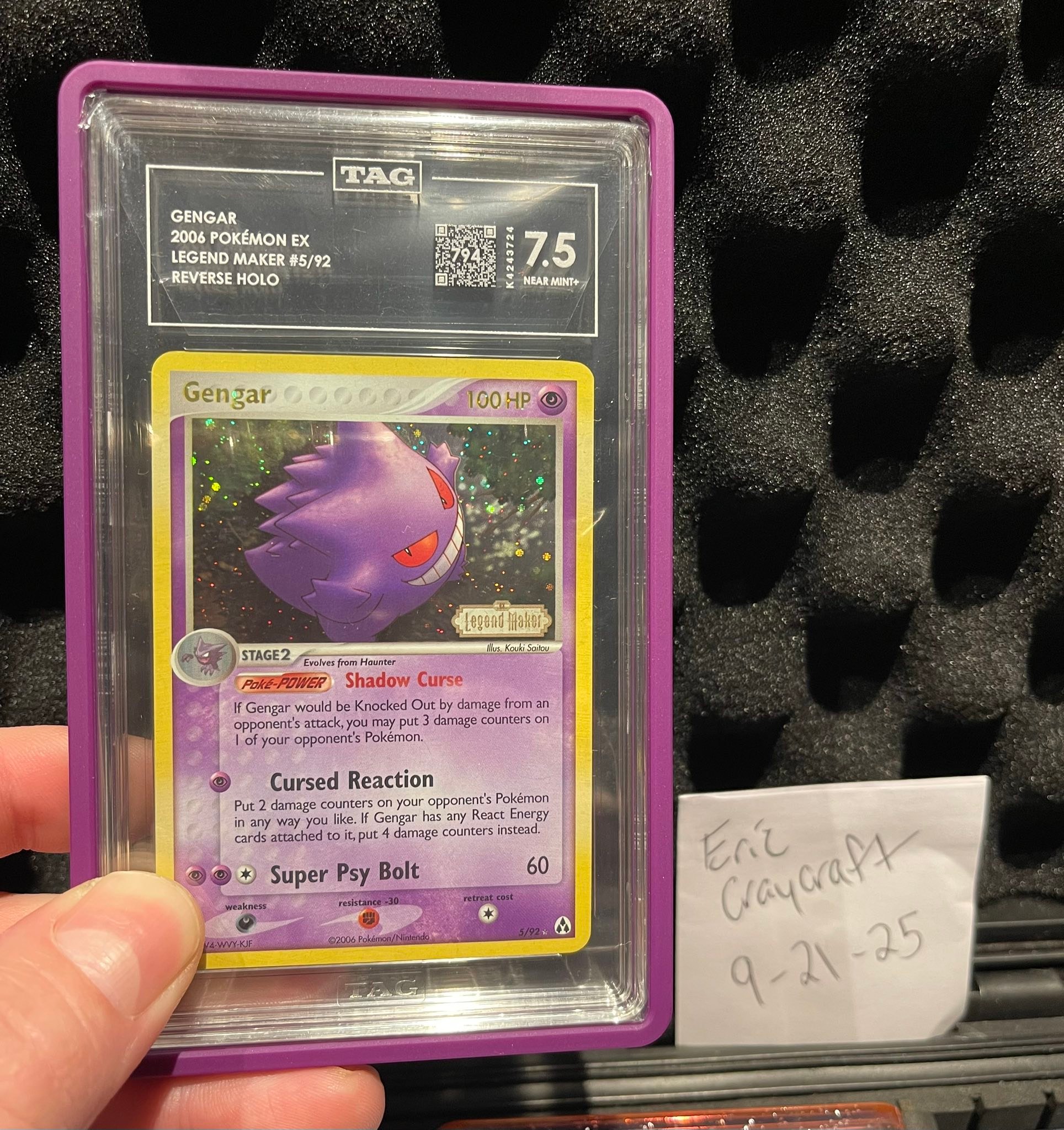 Gengar legend maker reverse stamp tag for sale
