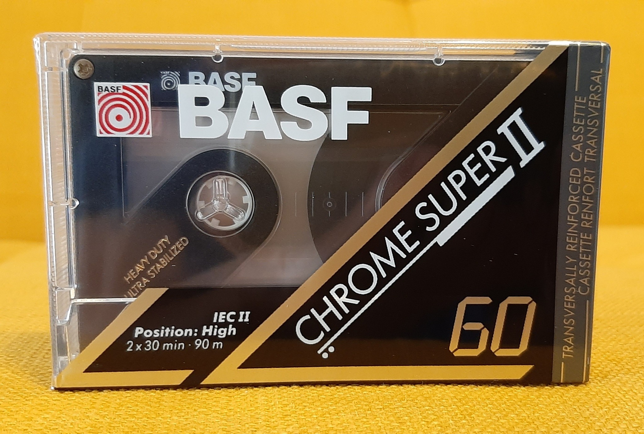 BASF Chromdioxid Super II 90 Audio Cassette 1985