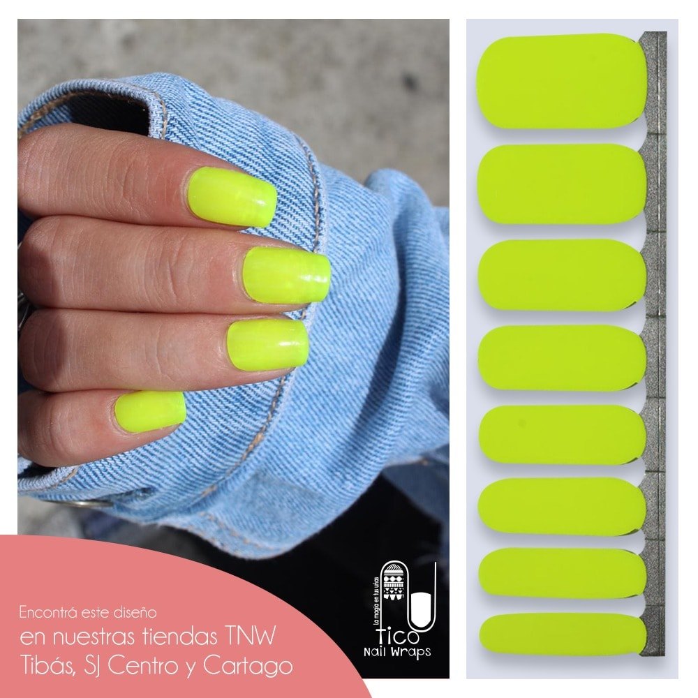 TICO NAIL WRAPS - Los colores neón le dan ese toque...