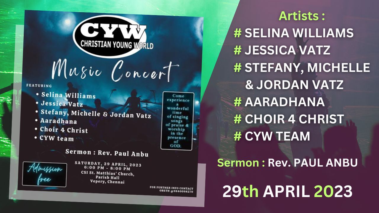 Christian Young World - CYW | Chennai