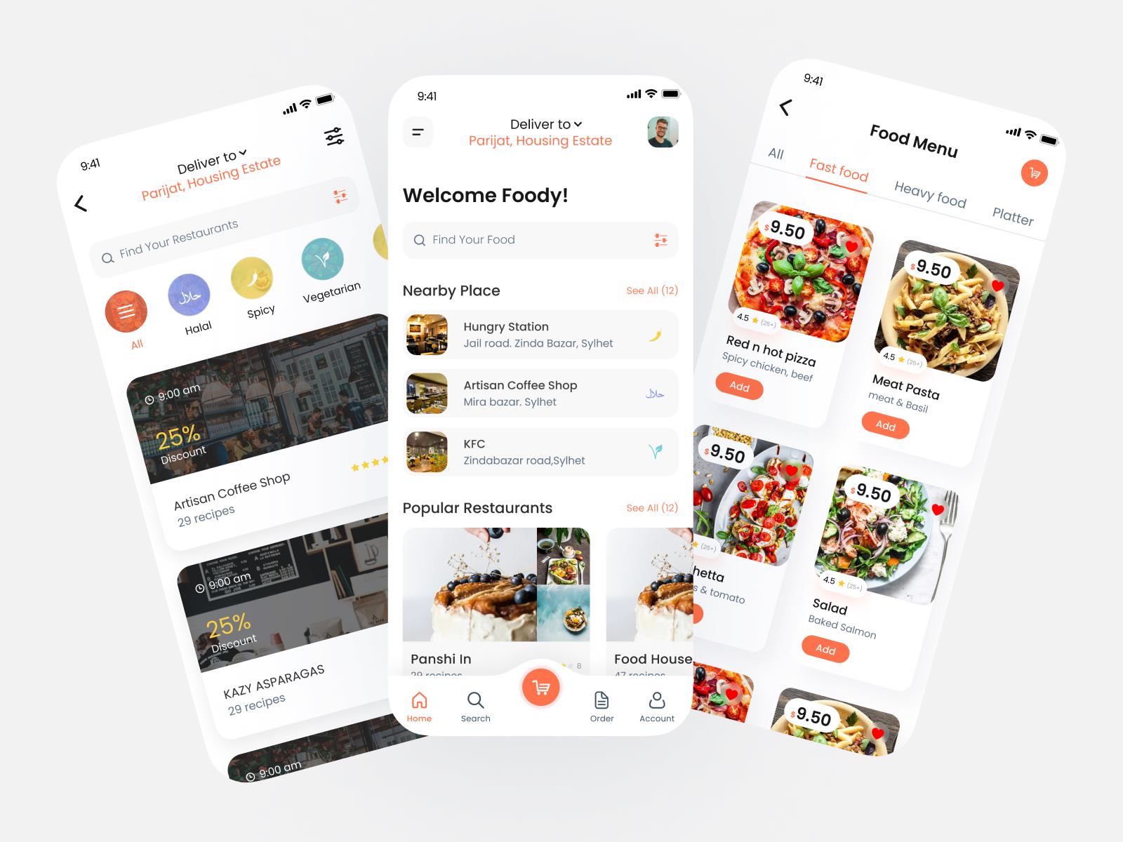 UIHUT - Food Delivery App UI Kit 😍 Find It On Here 👇...