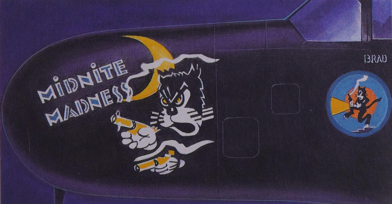 P-61A Midnite Madness nose art