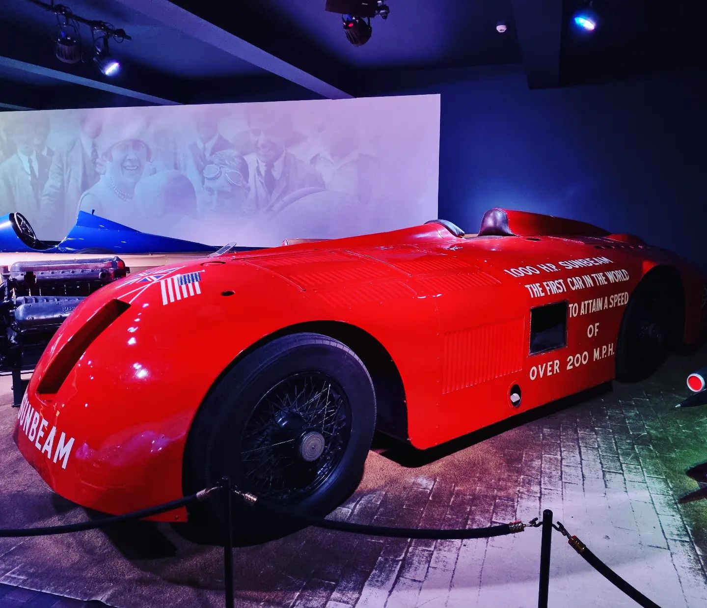 In 1927, the Sunbeam Motor Company sent a car to Daytona Beach and