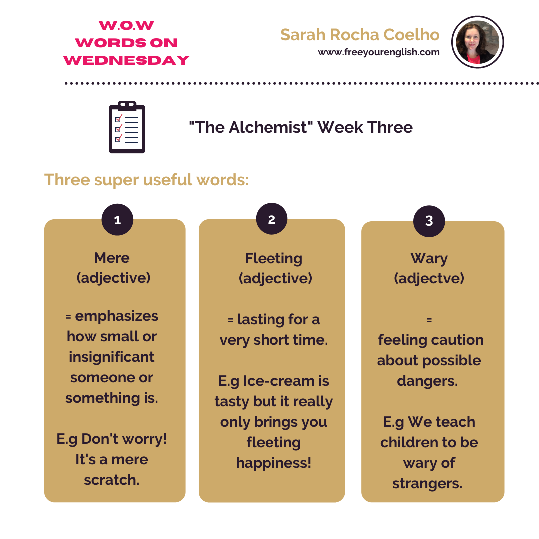 Here are three useful words... - Free Your English with Sarah | Facebook