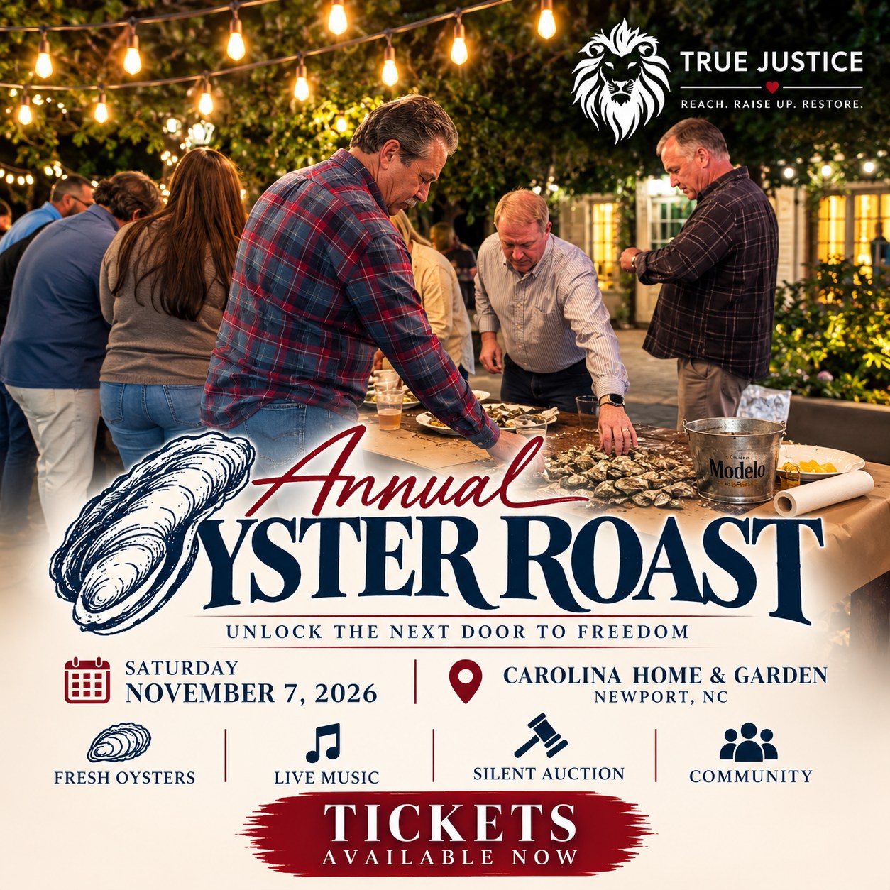 True Justice Annual Oyster Roast