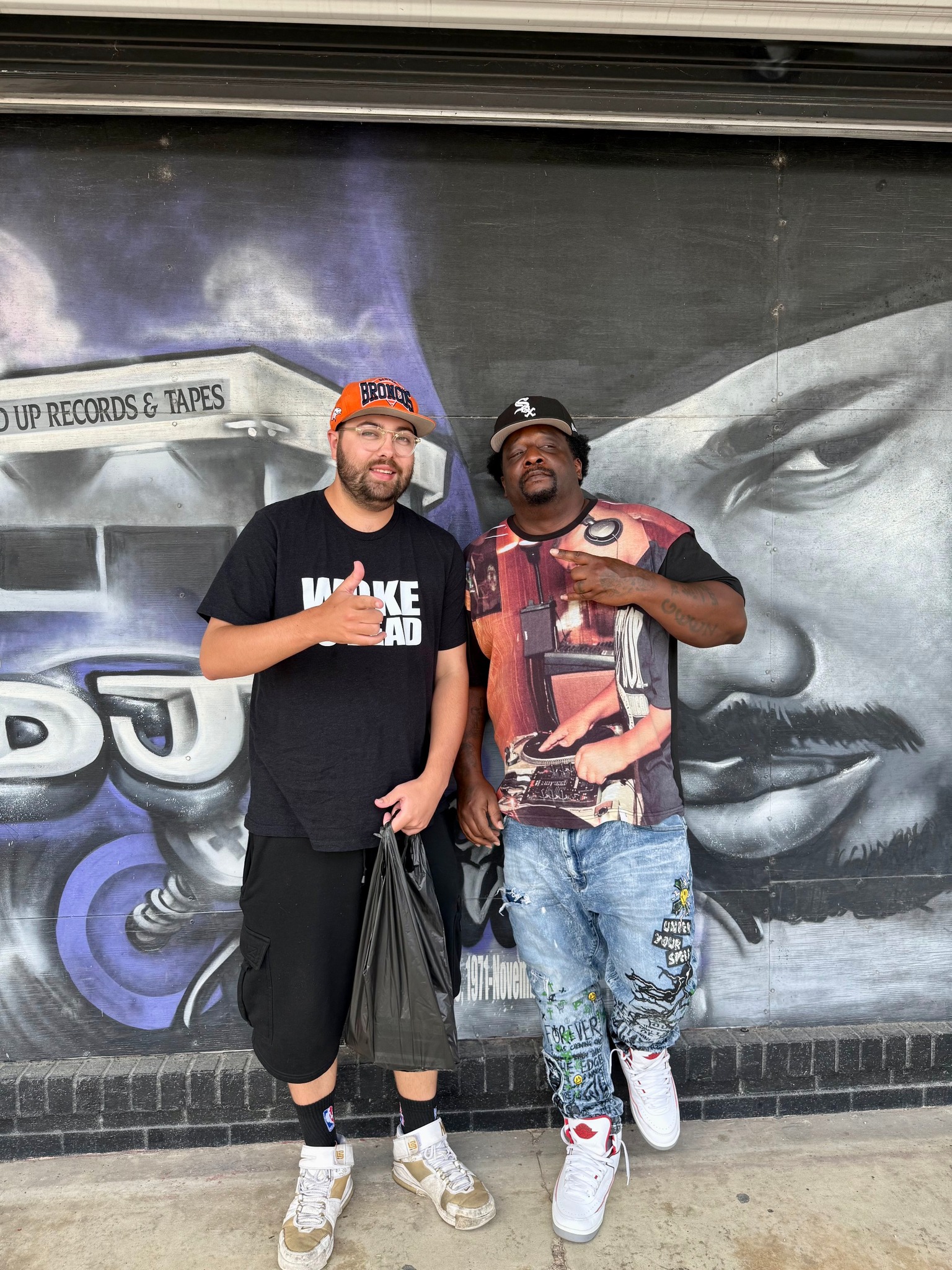 Met Will-Lean of the Botany Boyz at the DJ Screw shop