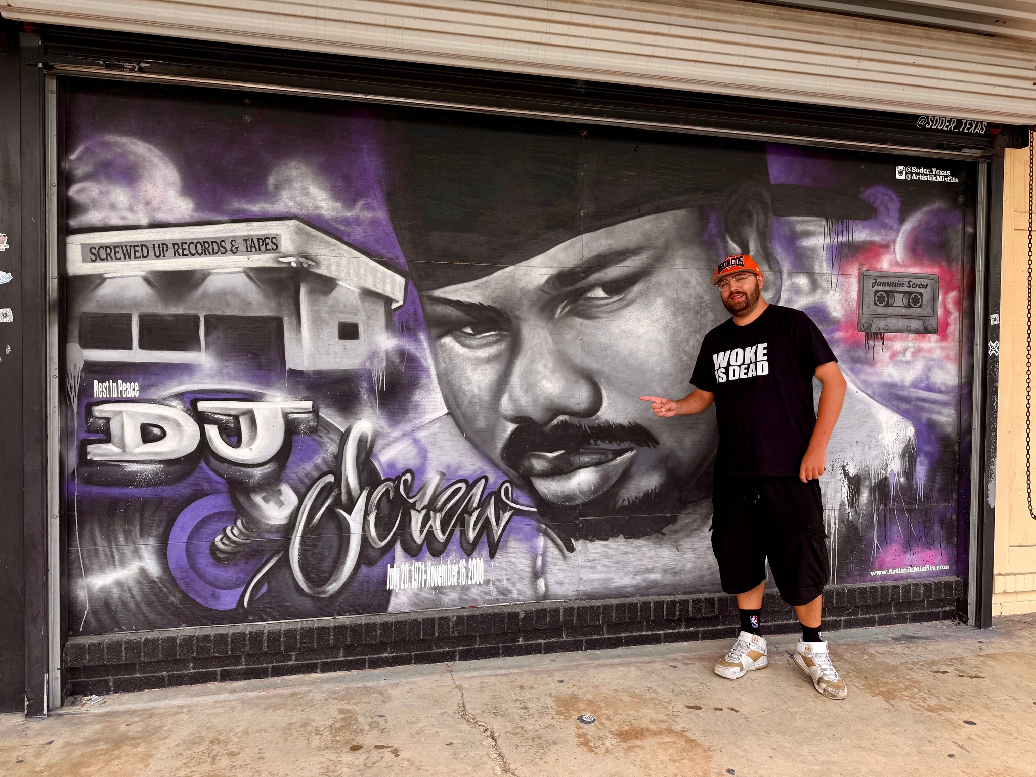 Met Will-Lean of the Botany Boyz at the DJ Screw shop
