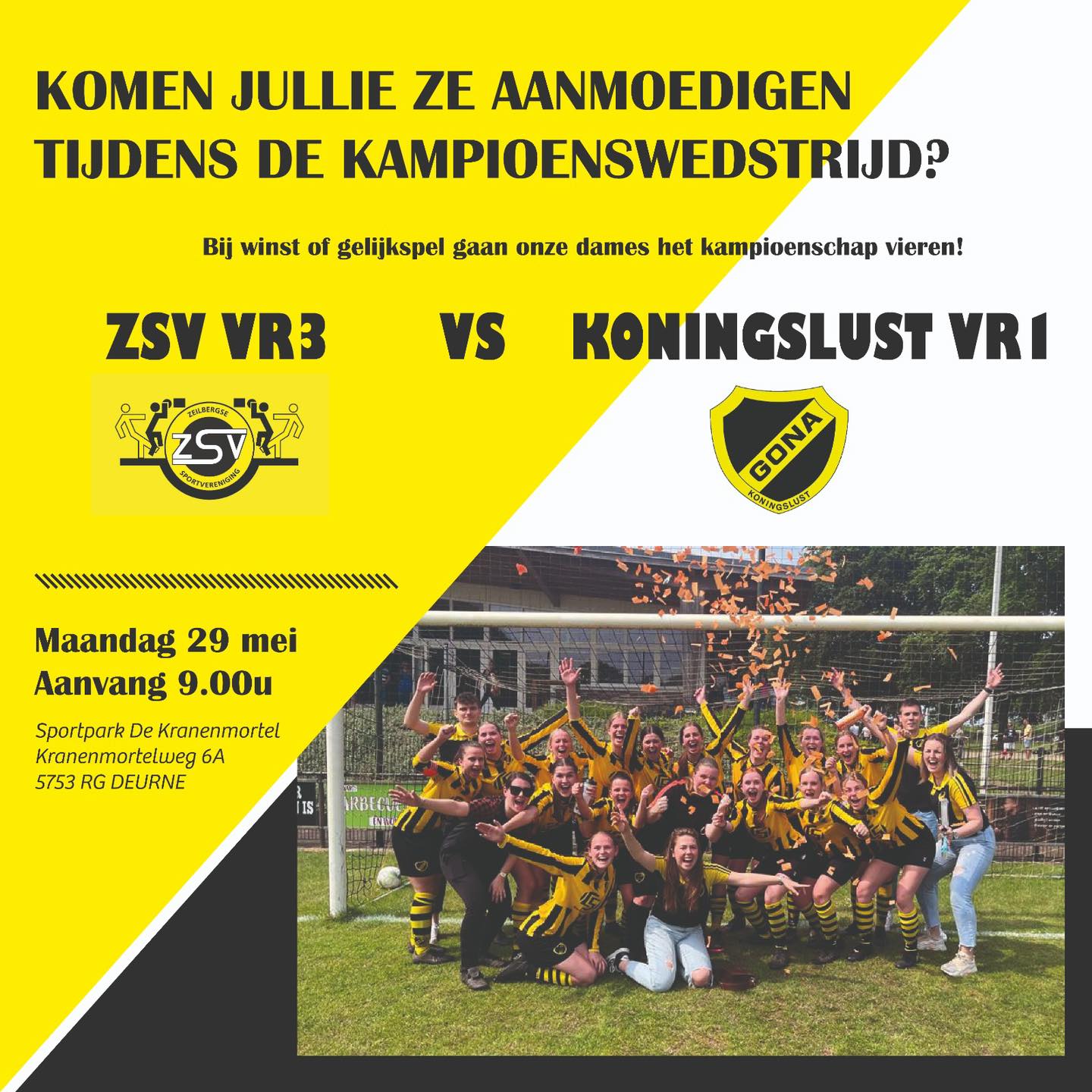 VV - 🏆𝐊𝐚𝐦𝐩𝐢𝐨𝐞𝐧𝐬𝐰𝐞𝐝𝐬𝐭𝐫𝐢𝐣𝐝 𝐊𝐨𝐧𝐢𝐧𝐠𝐬𝐥𝐮𝐬𝐭 𝐕𝐑𝟏🏆 Pinkstermaandag is het zover ...