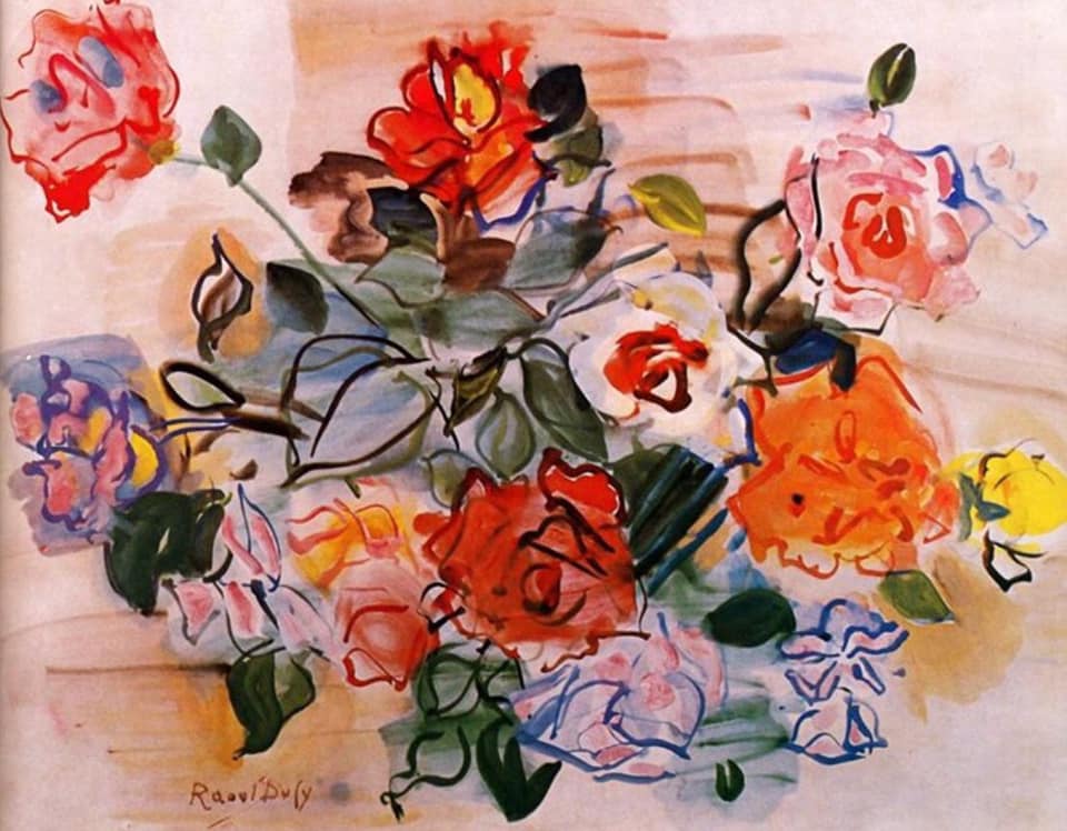 Raoul Dufy (French, 1877 -1953) Jeanne dans les fleurs, 1907