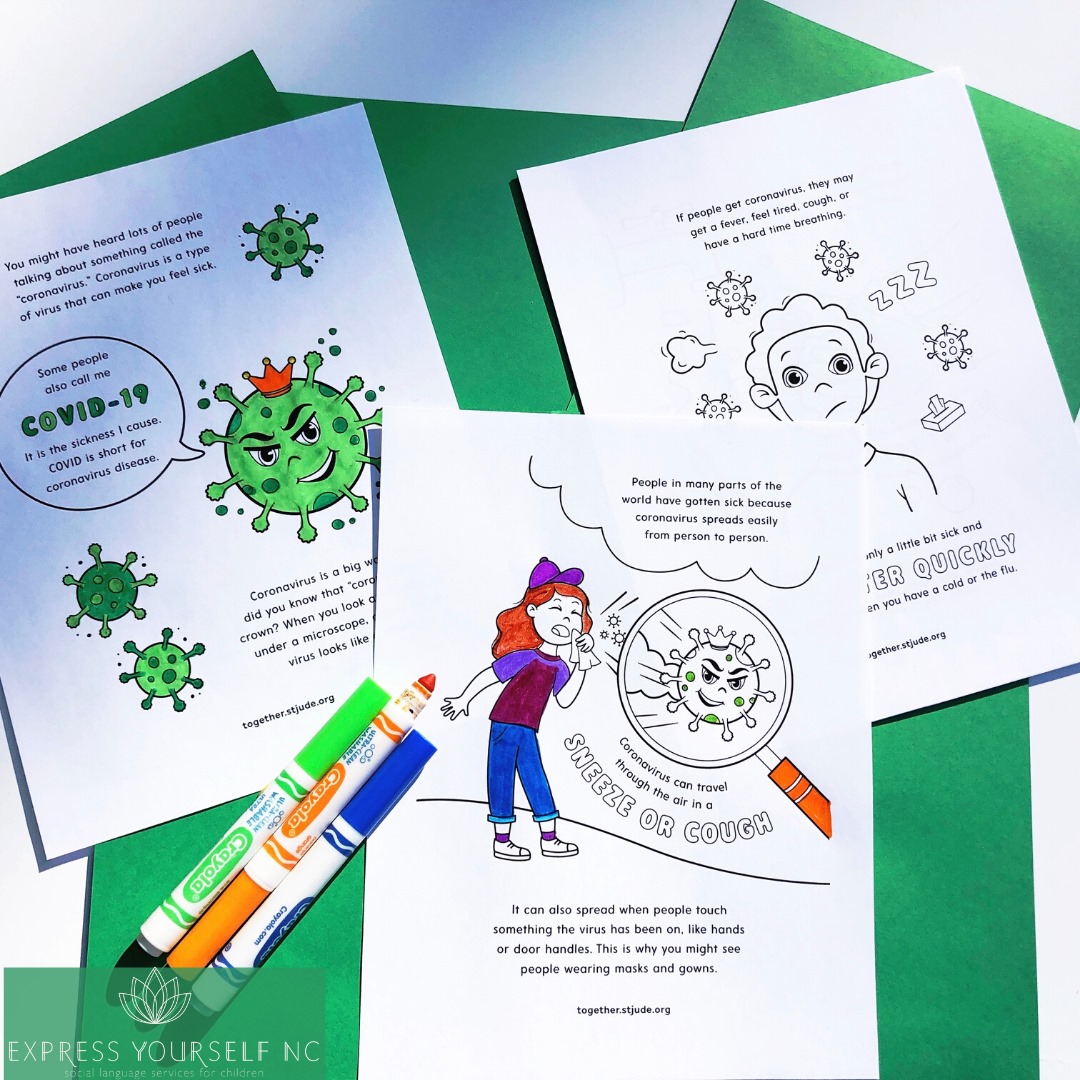 Express Yourself, NC - Therapeutic coloring anyone? 👩‍🎨 St. Jude's ...