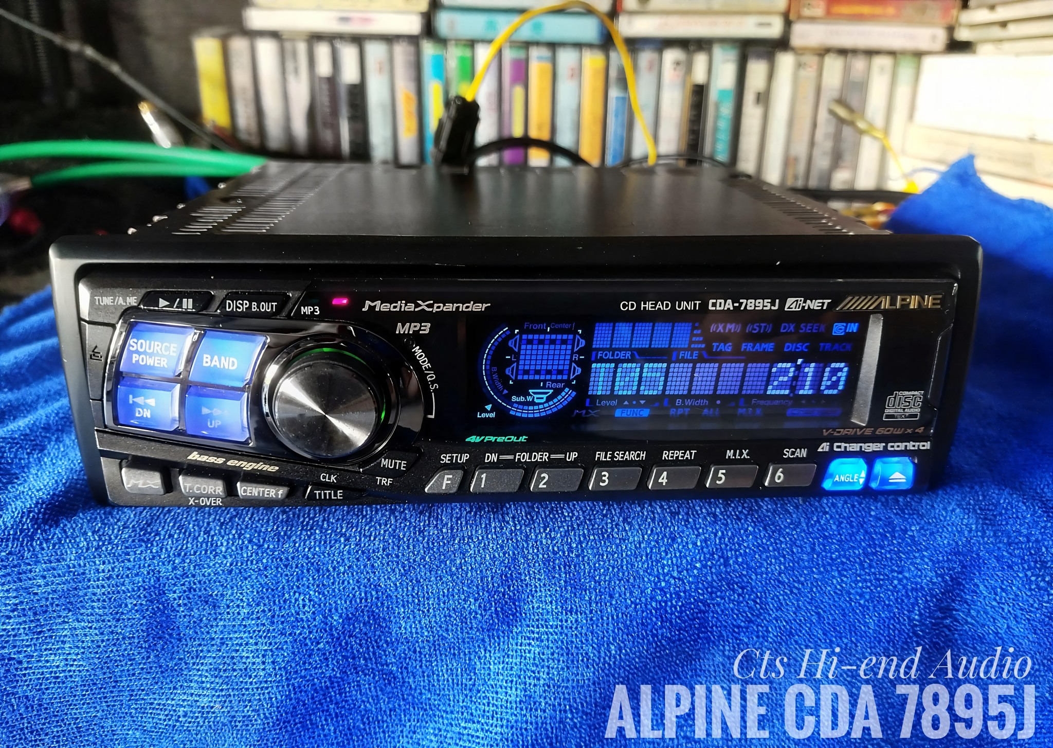 📊ALPINE CDA 7895J CD Head Unit Sound of Hi-fi