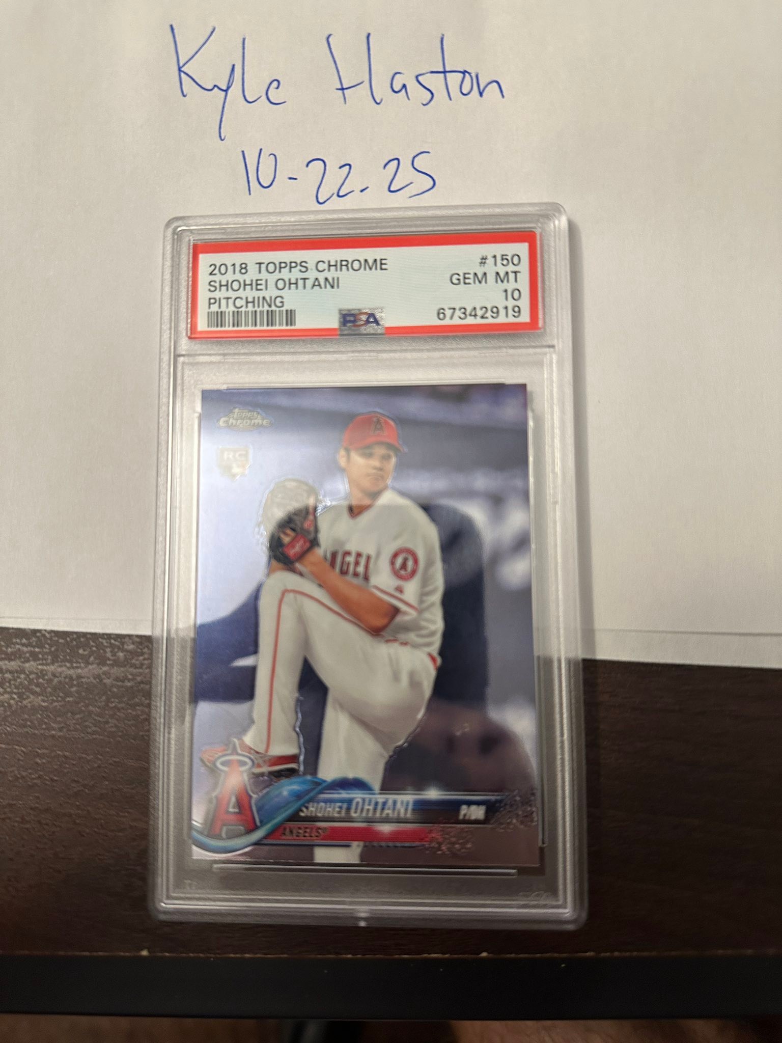 SELLING!!! 2018 topps chrome freshman flash Shohei Ohtani psa 10 $150