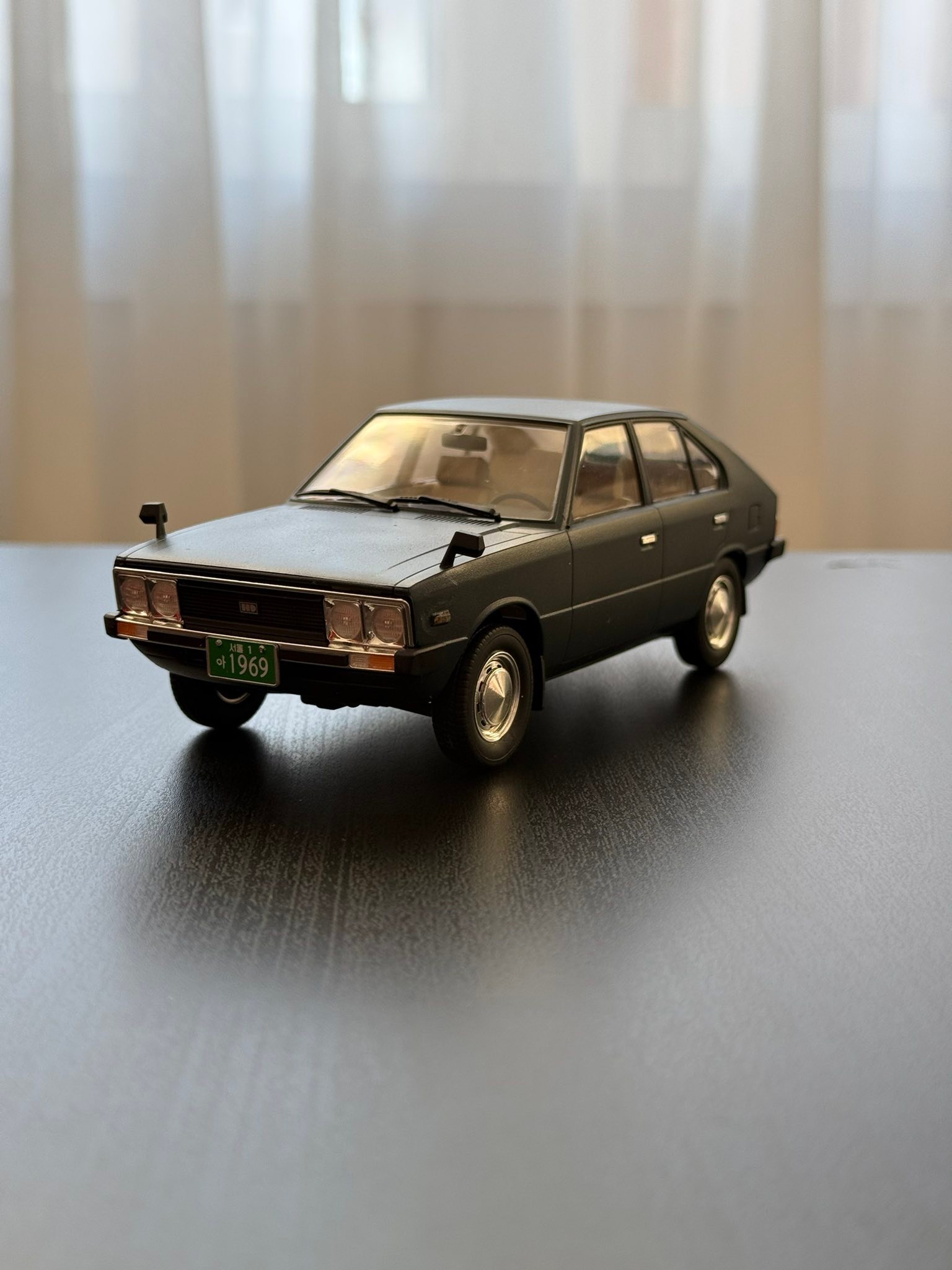 1975 Hyundai Pony 1/24 scale model build
