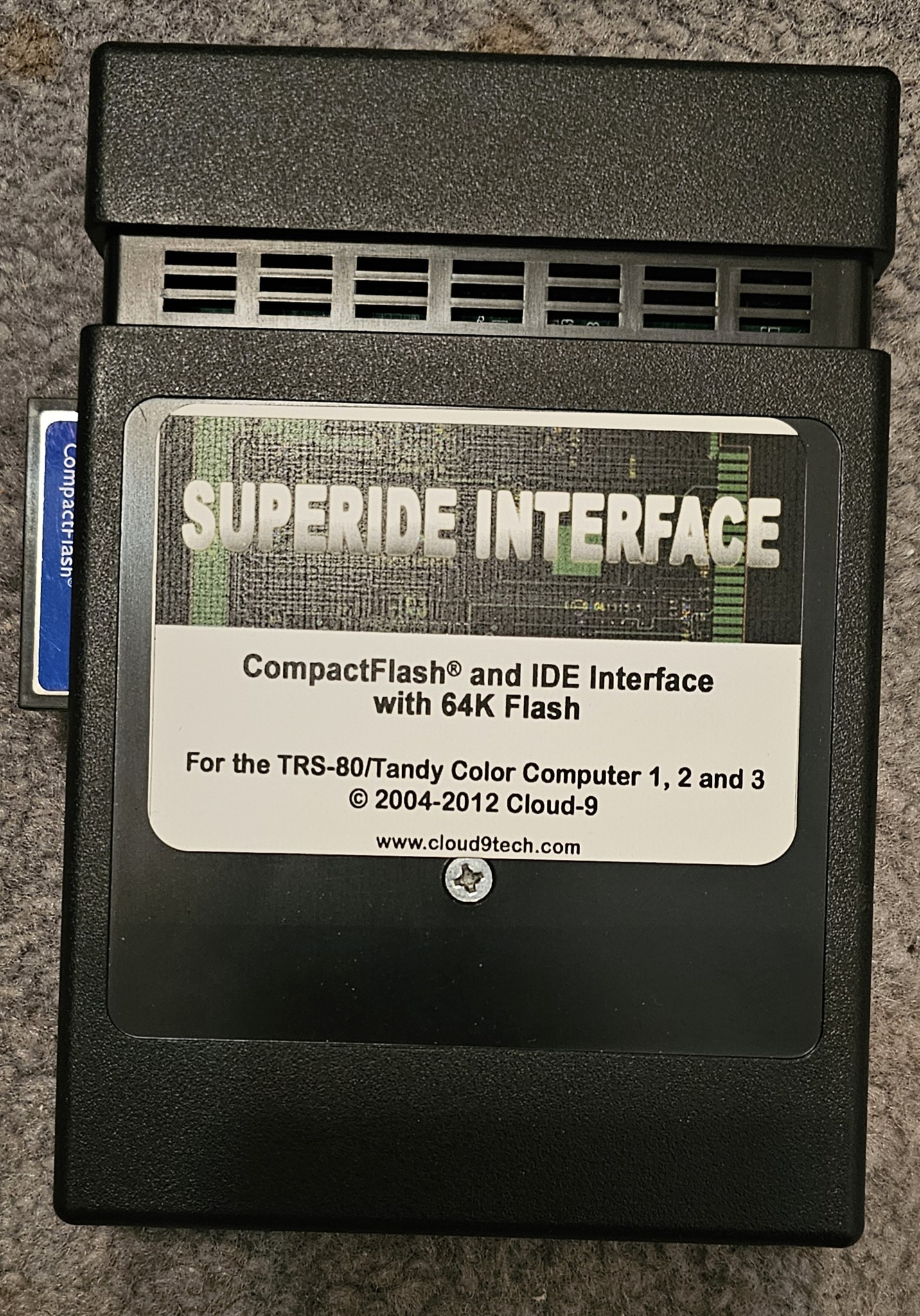 IDE and CF interface for my CoCo 3, along with NitrOS9 operating