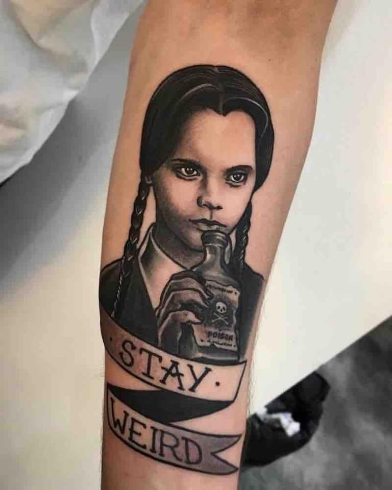 🖤Wednesday Addams tattoos💀